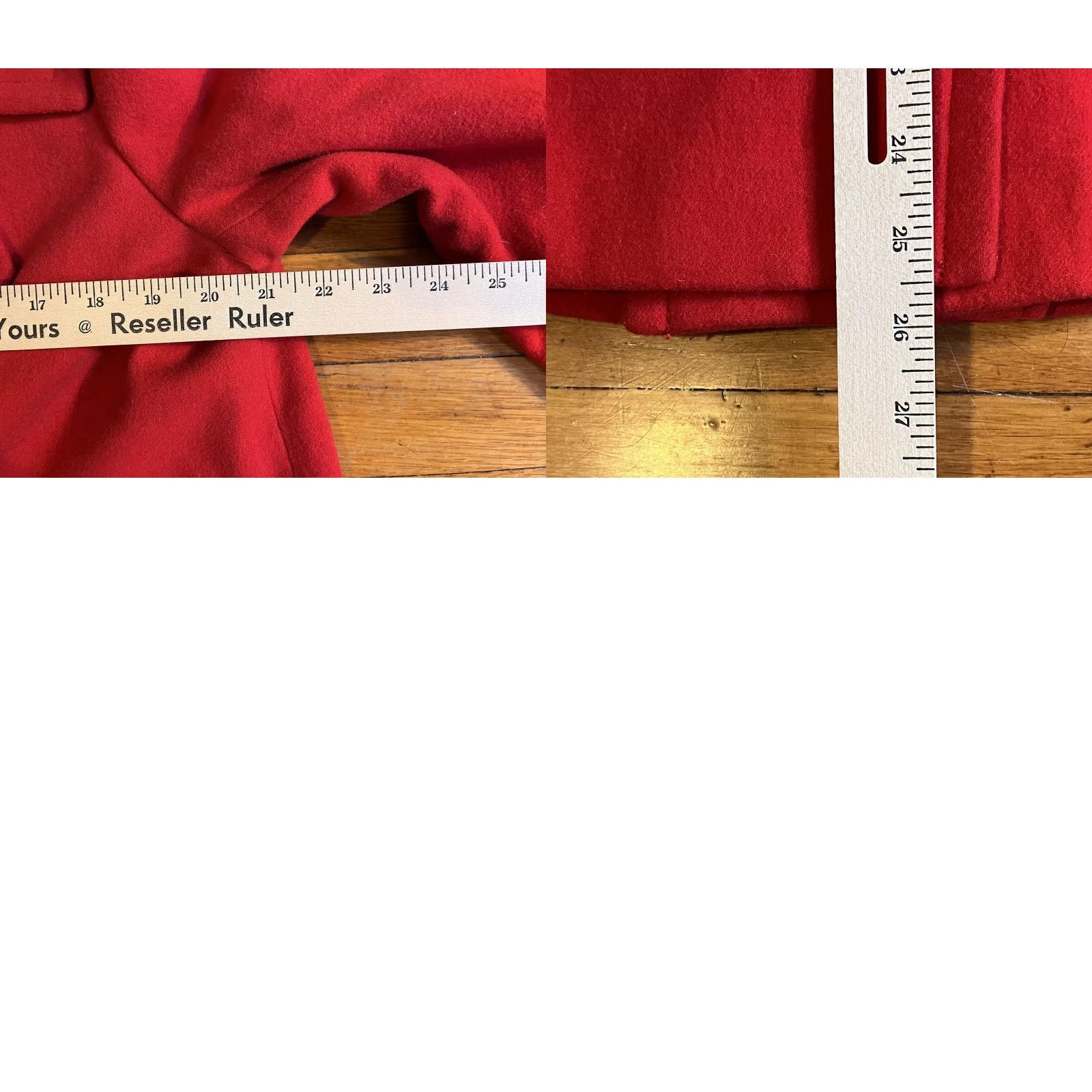 Michael Kors Michael Kors Coat Women's Large Red Wool Pea Coat Long Sleeve Regular L Red Solid Vintage No Size L / US 10 / IT 46 - 10 Thumbnail