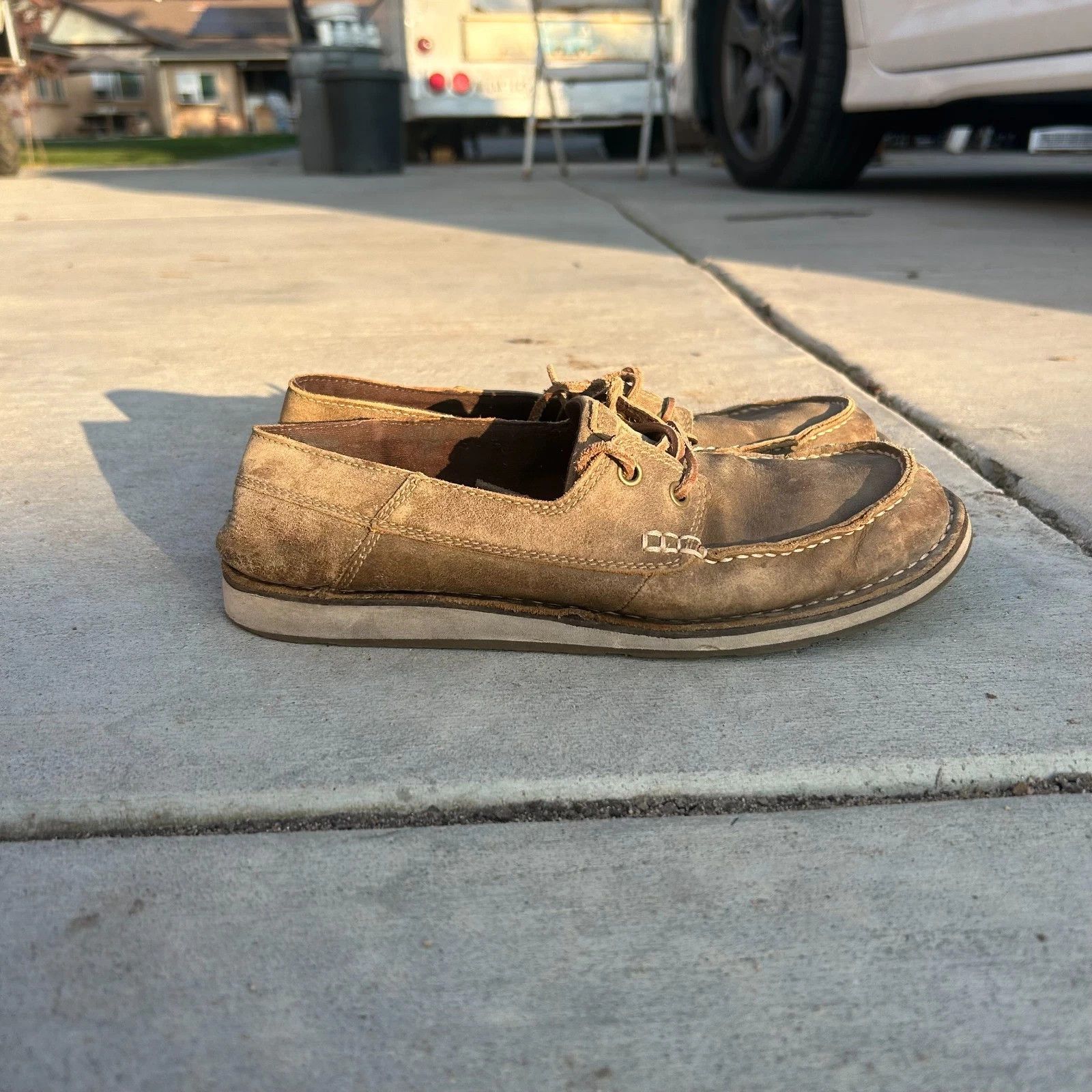 Ariat Ariat Cruiser Castaway Leather Shoes Loafers Boat Sandals Wo Size US 4 / IT 34 - 1 Thumbnail