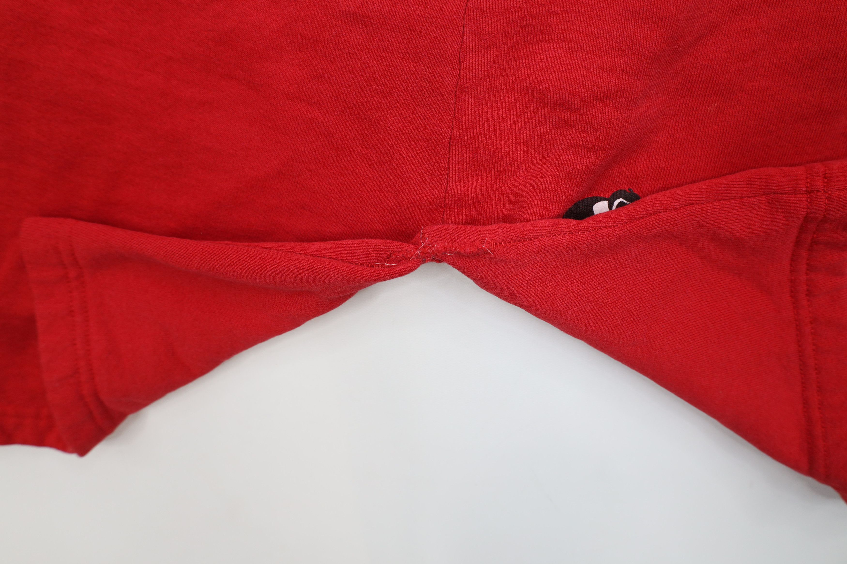 Vintage Vintage 90s Ohio State University Sweatpants Shorts Red USA Size US 34 / EU 50 - 7 Thumbnail