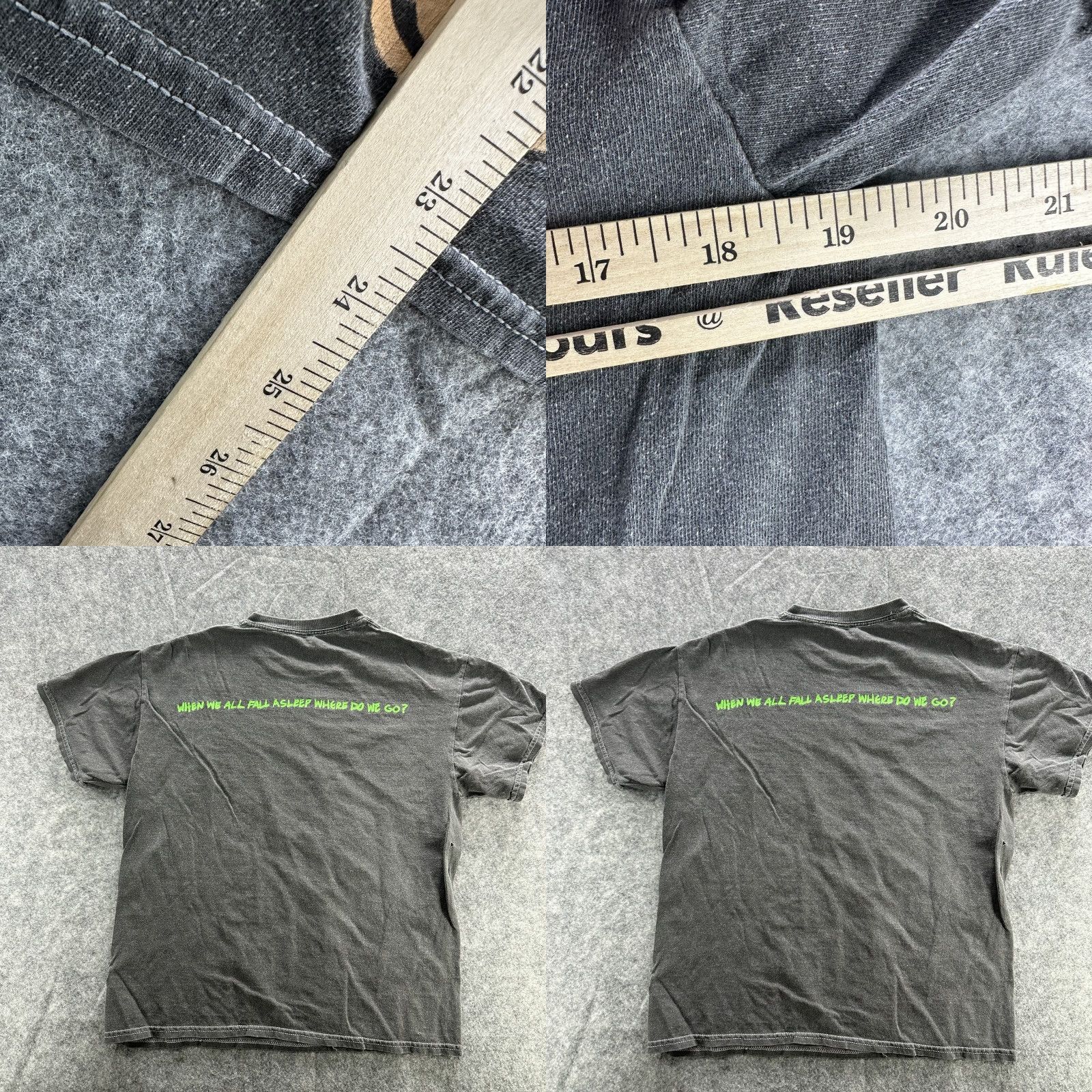 Vintage VINTAGE Billie Eilish Shirt Graphic Anime Black Short Sleeve Mens Small "When We All Fall Asleep" Size US S / EU 44-46 / 1 - 8 Thumbnail