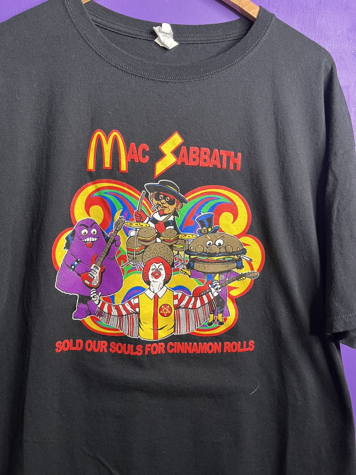 Band Tees × Vintage Vintage late 90s Mac Sabbath sold our souls t-shirt Size US XXL / EU 58 / 5 - 3 Thumbnail