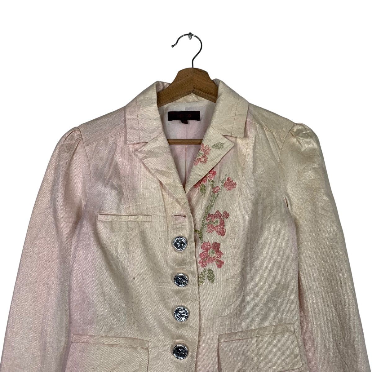 Kenzo Kenzo Flower Design Crop Jacket Size XS / US 0-2 / IT 36-38 - 2 Thumbnail
