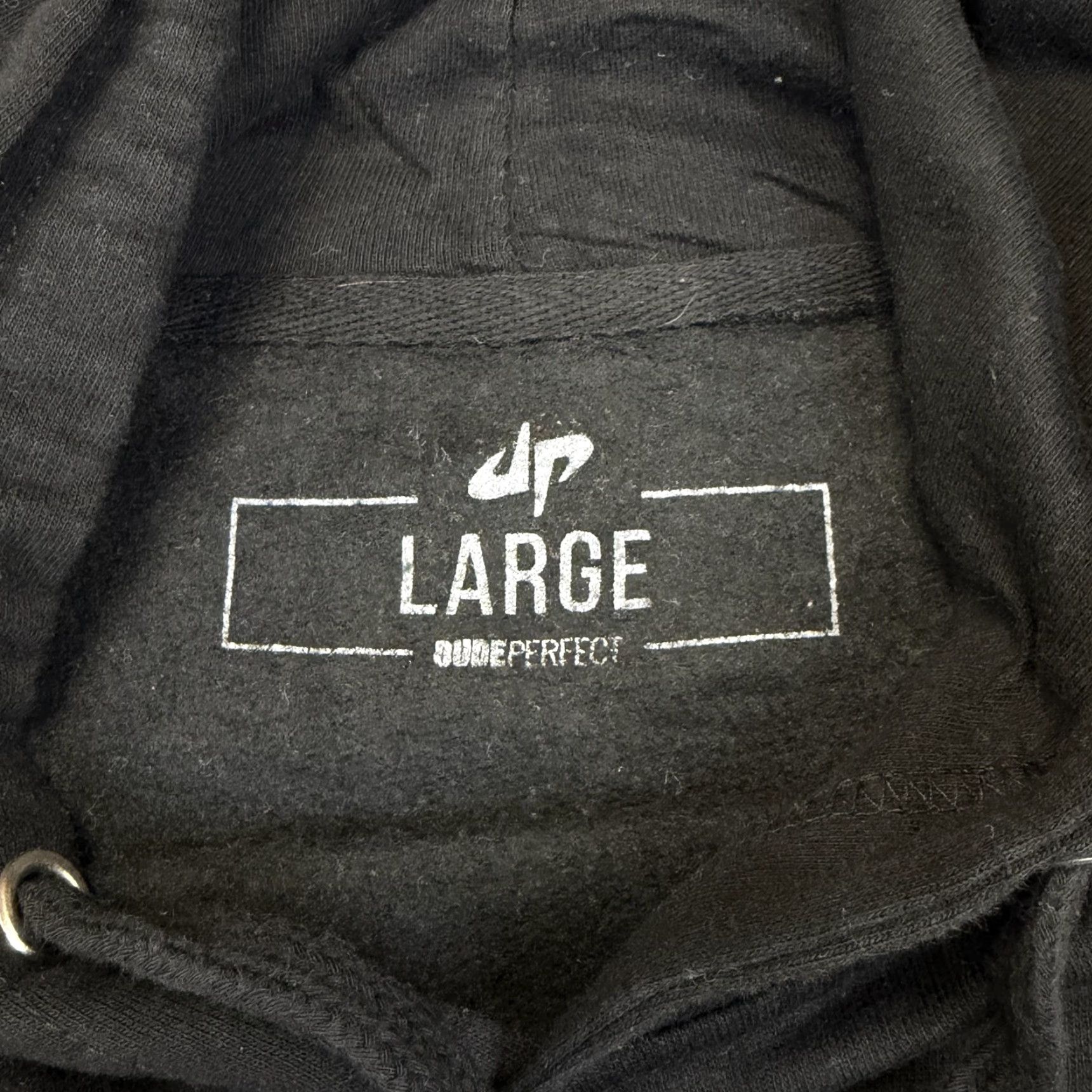 Logo 7 Dude Perfect Hoodie Mens Large Black Pullover Fleece Sweatshirt Graphic Print Logo Hooded Pockets Crew Neck Long Sleeve Size US L / EU 52-54 / 3 - 5 Thumbnail