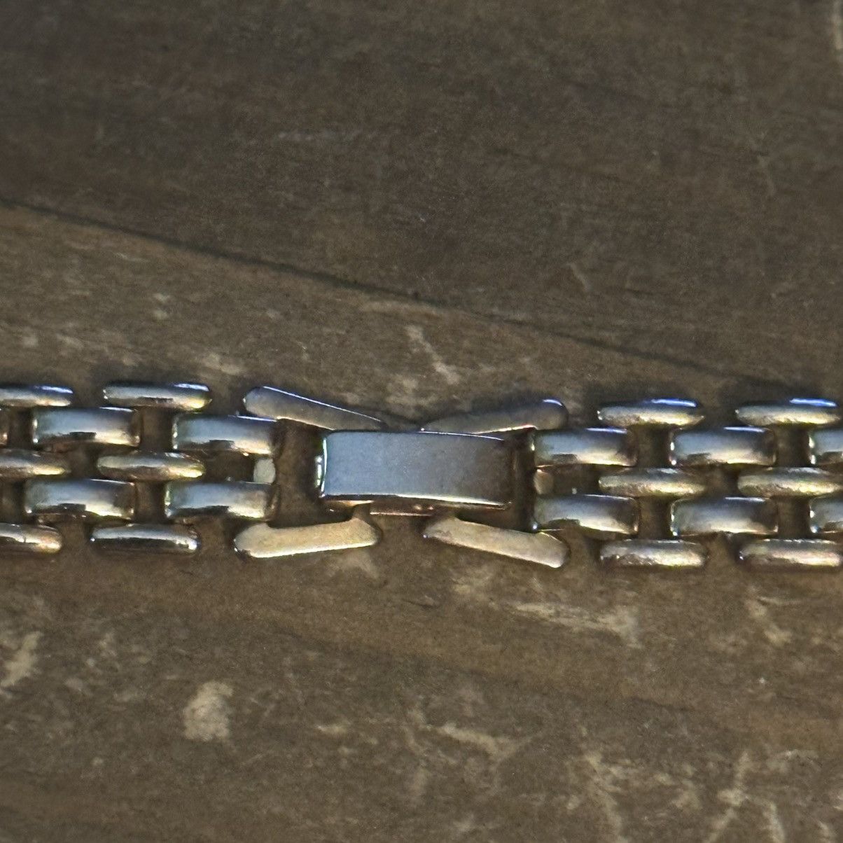 Vintage Vintage gold tone basketweave chain necklace Size ONE SIZE - 4 Thumbnail