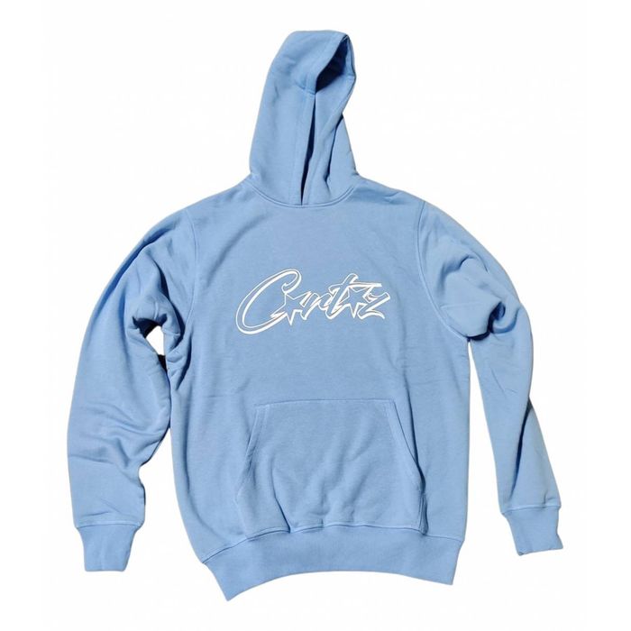 Corteiz Cortiez baby blue hoodie | Grailed