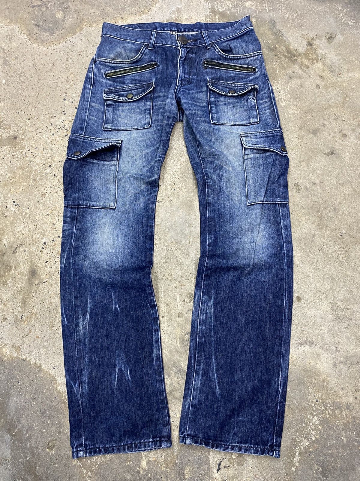 If Six Was Nine × Le Grande Bleu (L.G.B.) × Lee 💥Bindding Offer💥 rare lee faded jeans pant Size US 32 / EU 48 - 3 Thumbnail