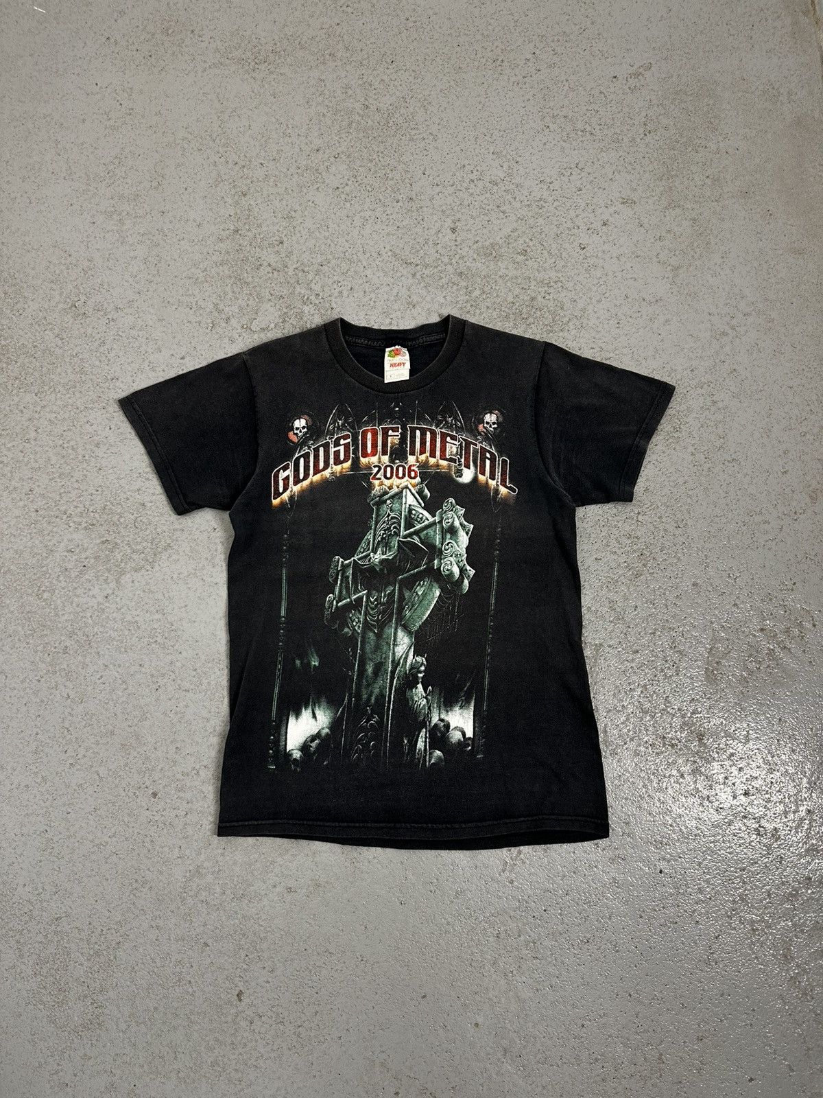 Band Tees Vintage 2006 Gods Of Metal Iron Maiden Deftones Korn T-Shirt Size US S / EU 44-46 / 1 - 1 Thumbnail