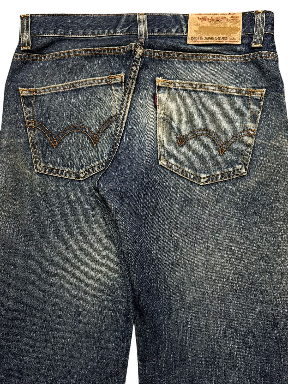 Edwin Vintage 90s Edwin Japan 503 Faded Wash Distressed Straight Size US 32 / EU 48 - 5 Thumbnail