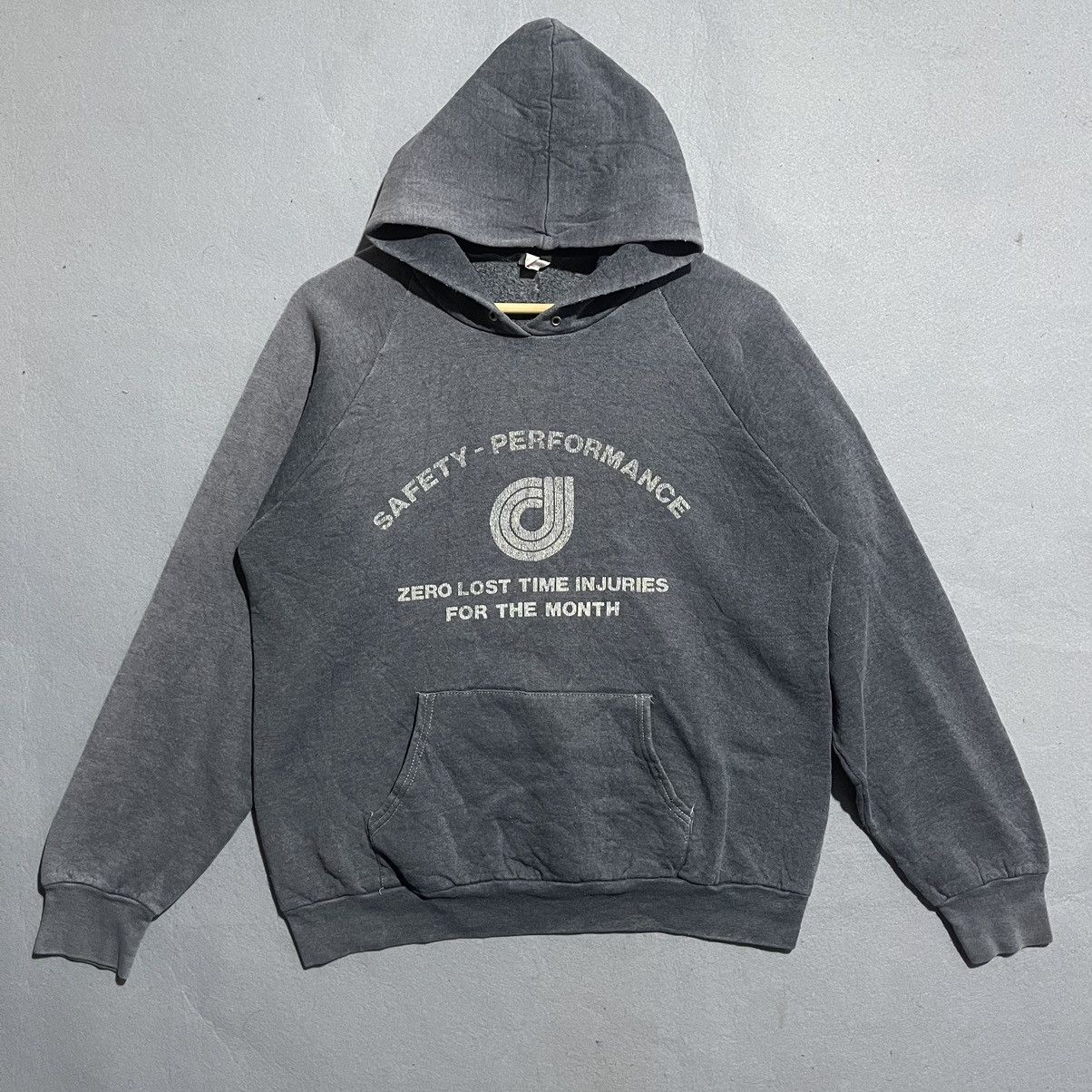 Fruit Of The Loom Vintage 1980s Fruit of the Loom Safety Performance Hoodie Size US L / EU 52-54 / 3 - 1 Thumbnail