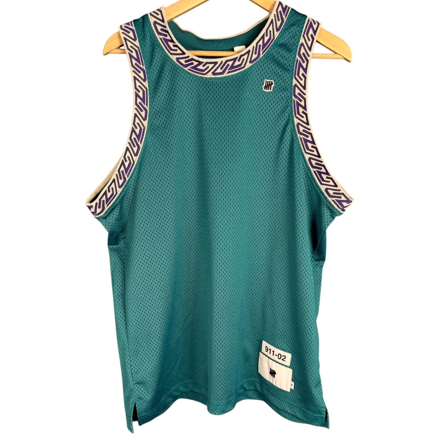 Undefeated Undefeated Men's Authentic Teal Green Basketball Jersey - M Size US M / EU 48-50 / 2 - 2 Thumbnail