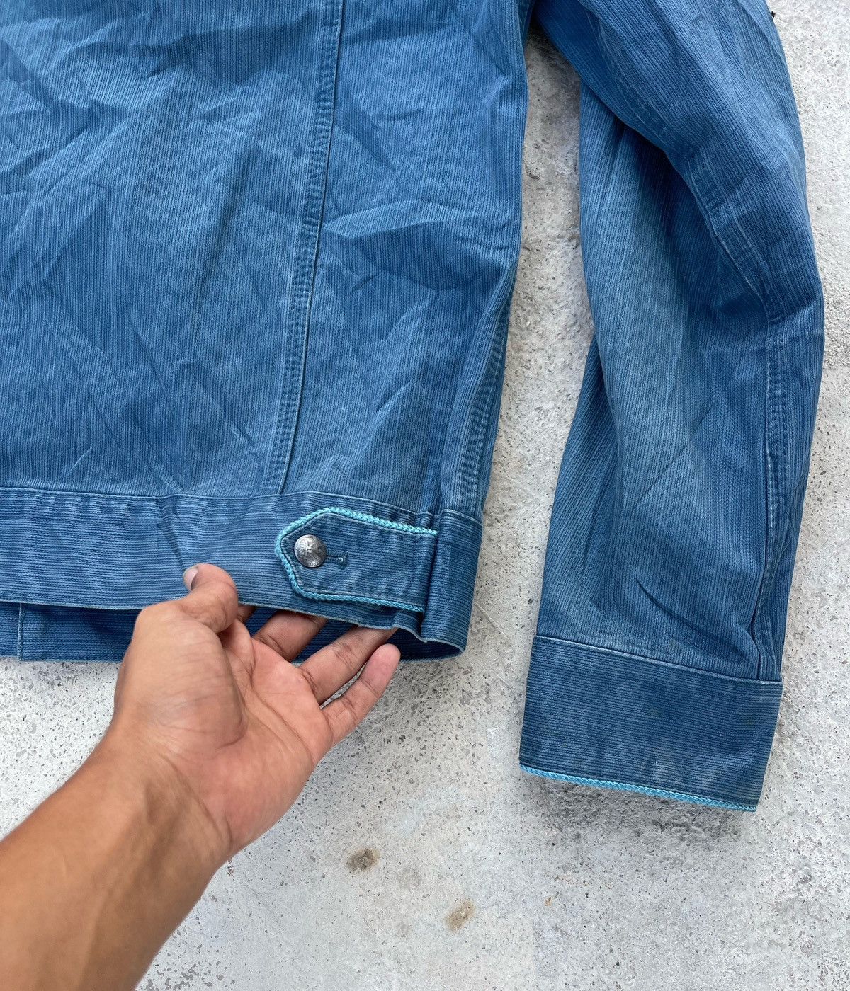 Designer × Japanese Brand × Vintage 🔥Vintage Hiromichi Nakano Indigo Western Jacket Size US L / EU 52-54 / 3 - 12 Thumbnail