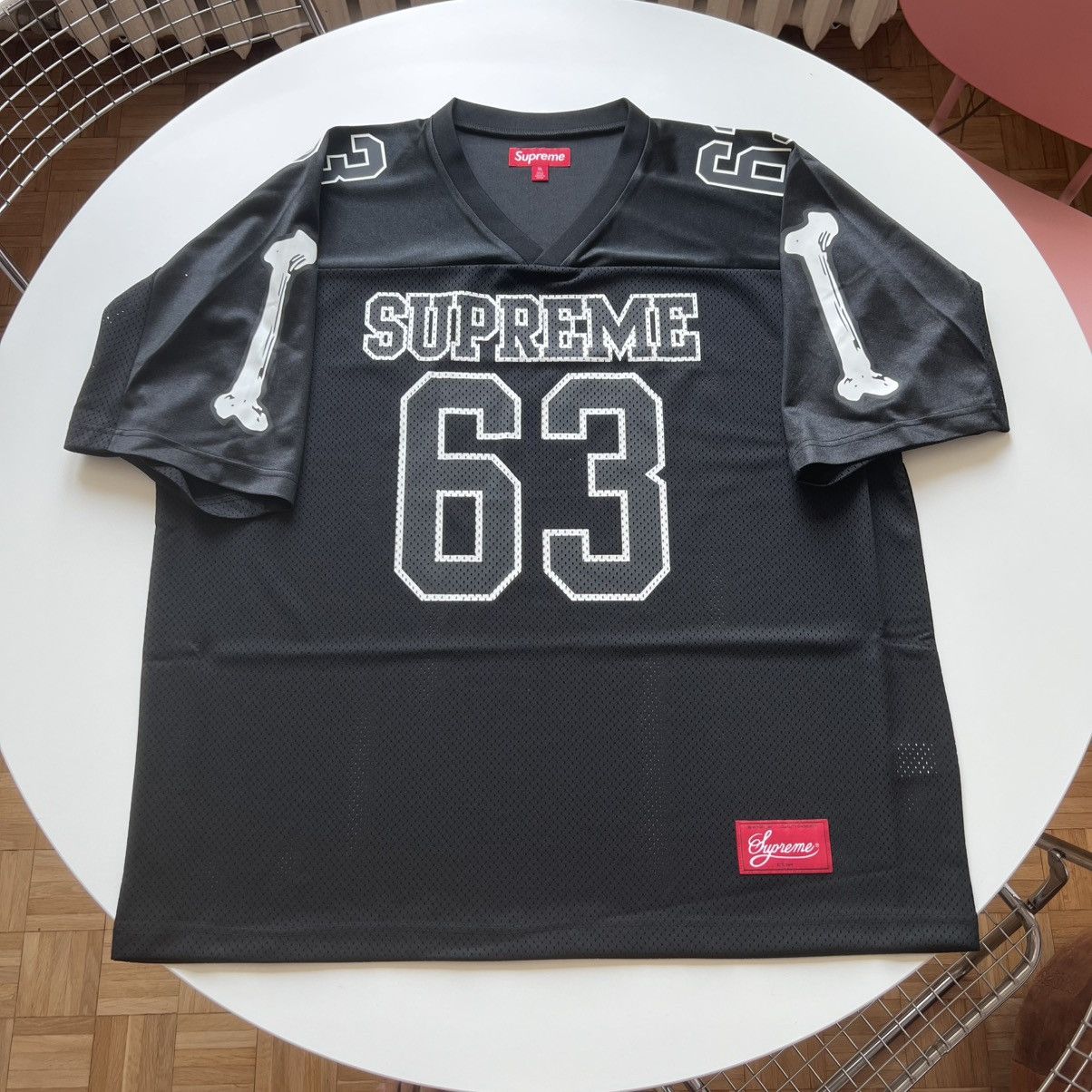 Supreme Bones Football Jersey Black Large INHAND
