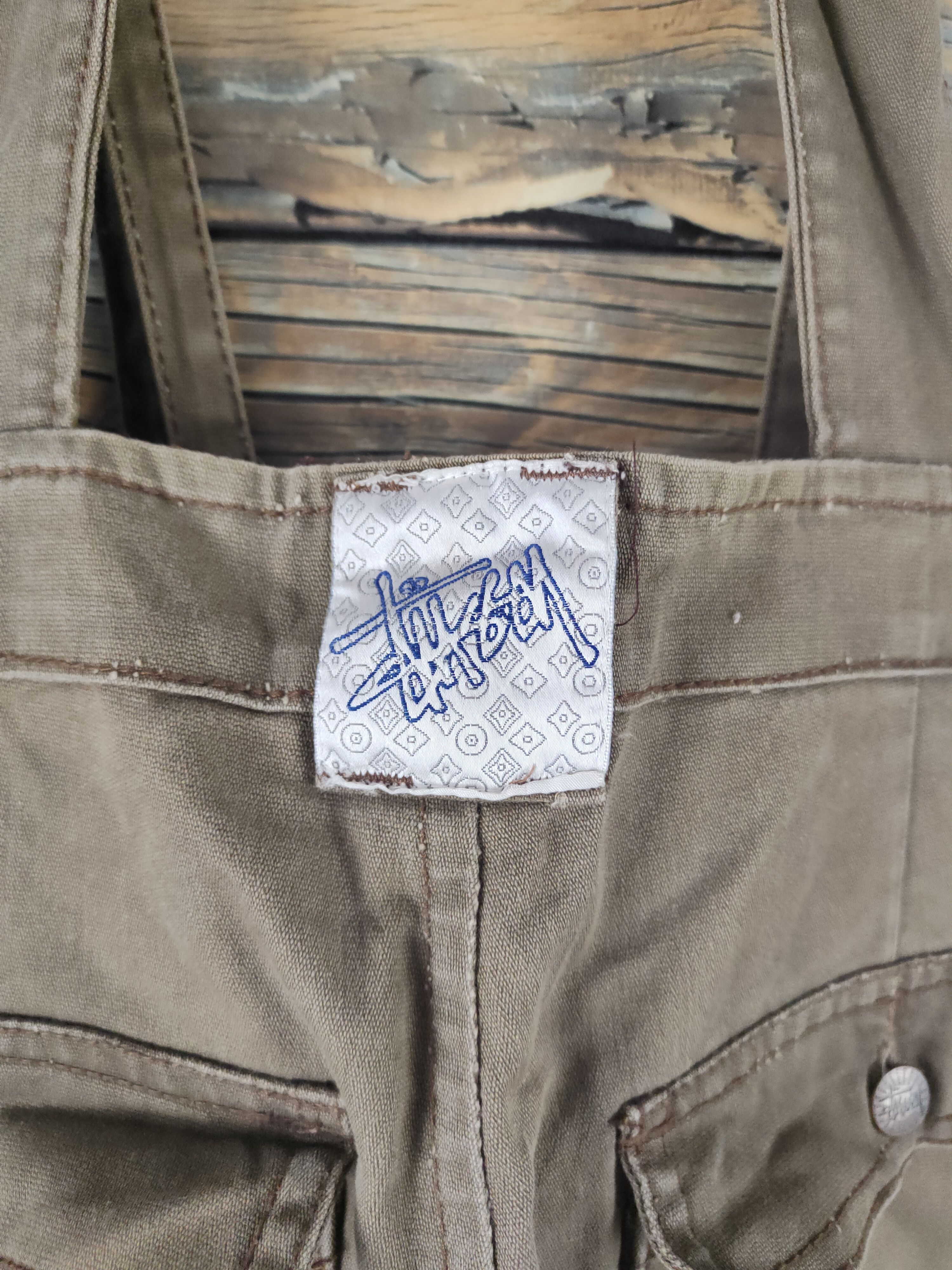 Stussy DL Stussy Olive Multipocket Tactical Jumpsuits #2678 Size US 27 - 15 Thumbnail