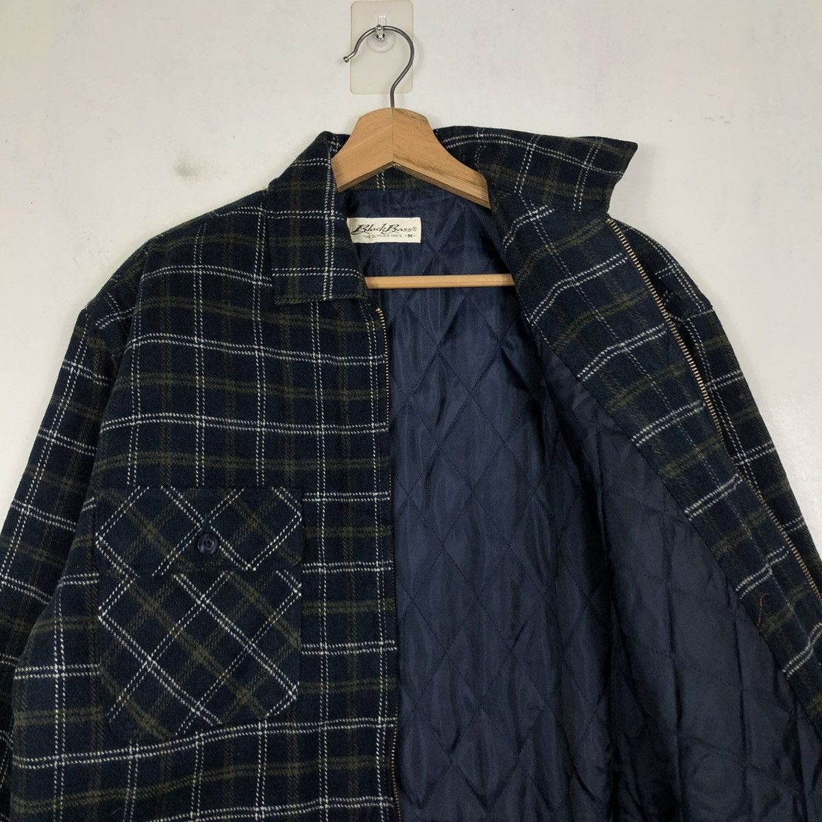 Japanese Brand × Vintage 📌VINTAGE ZIPPER JACKET BLACK BASS TARTAN ISSEY MIYAKE Size US M / EU 48-50 / 2 - 13 Thumbnail