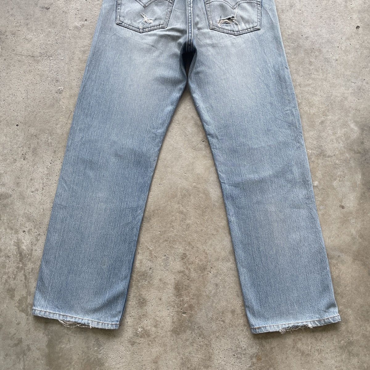 Levi's Vintage Clothing Vintage Levi’s 512 Wash Distressed Jeans Faded Denim Pants Size US 28 / EU 44 - 12 Thumbnail
