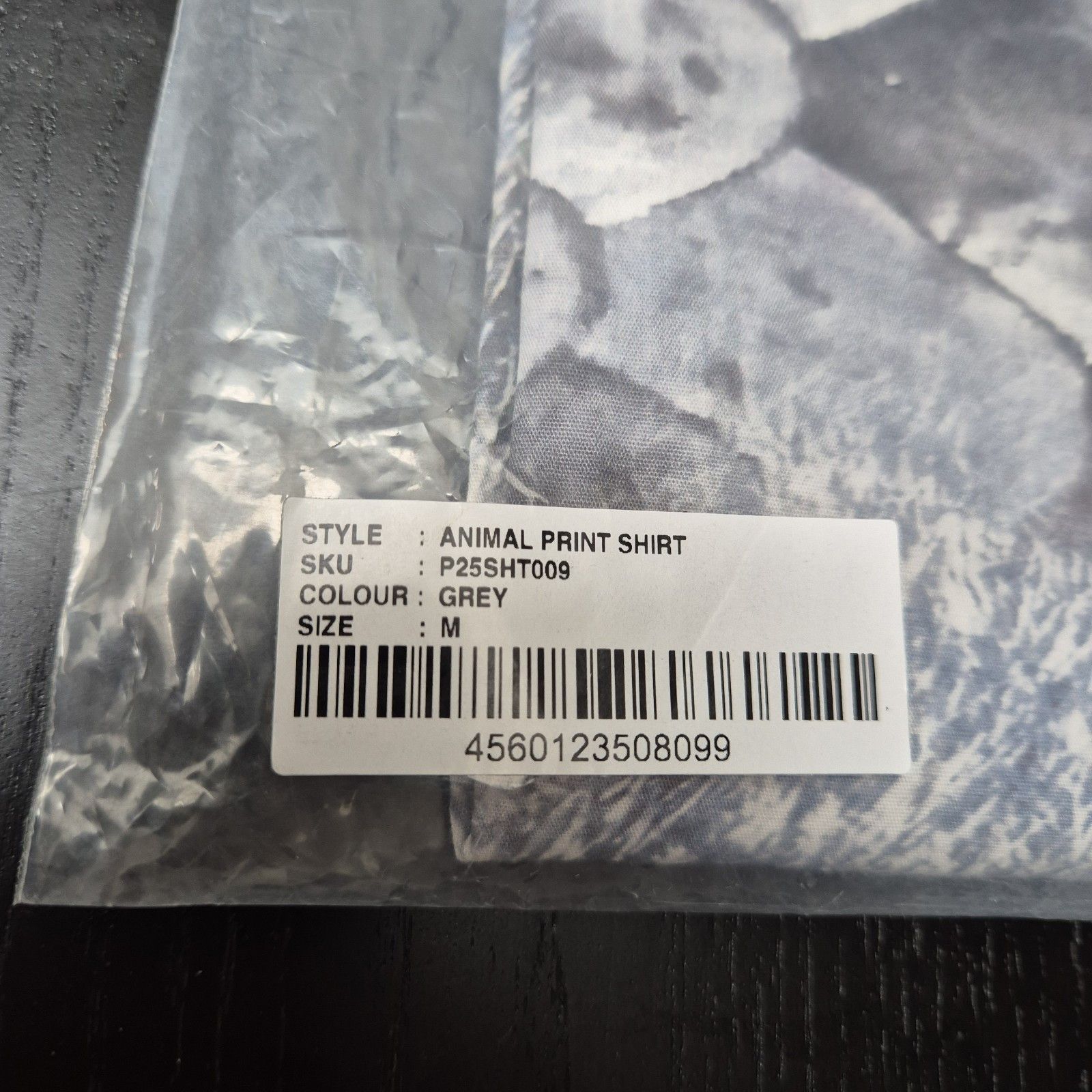 Palace Palace Animal Print Buttown Down Shirt Grey Medium FW23 Size US M / EU 48-50 / 2 - 4 Thumbnail