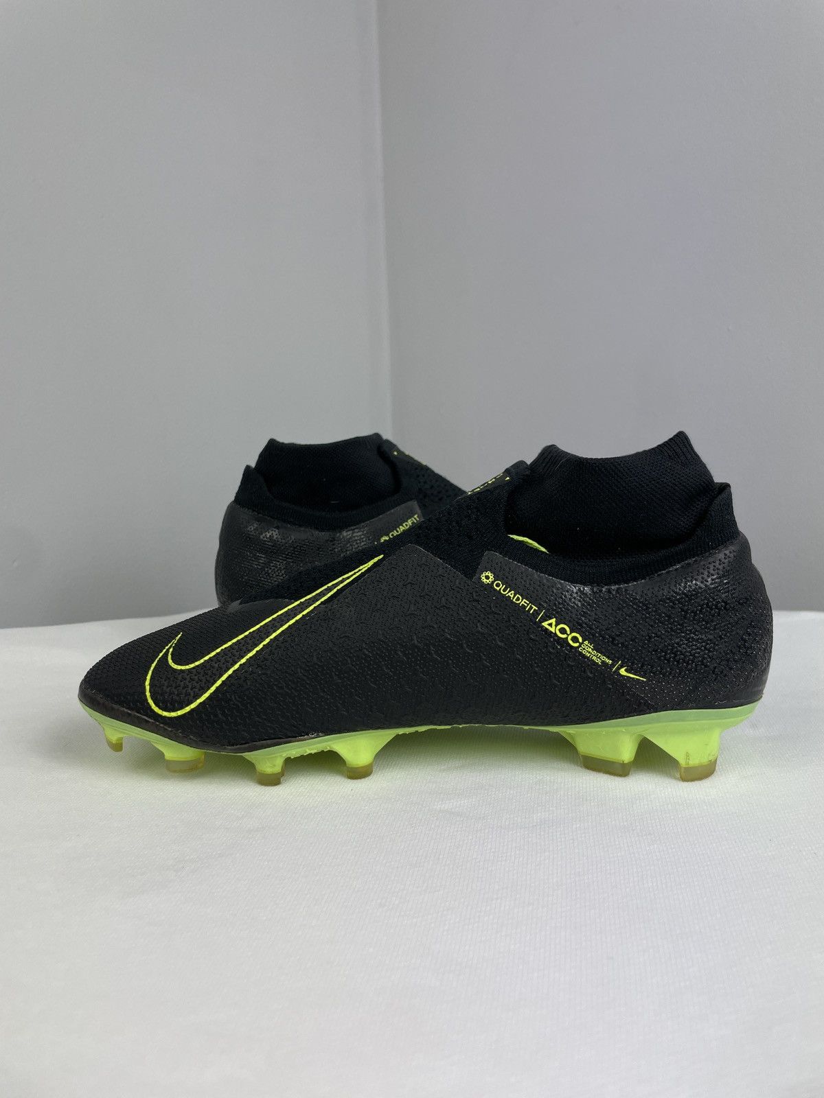 Nike Nike Phantom Vision Elite DF FG Black Volt Size US 7 / EU 40 - 4 Thumbnail