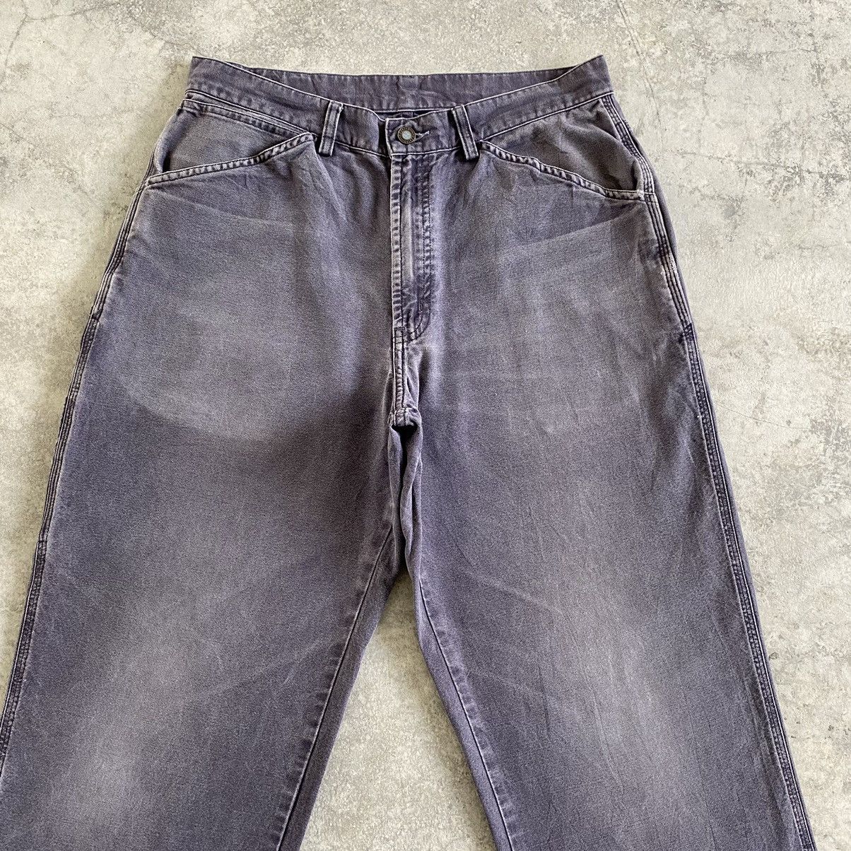 Patagonia Vintage Patagonia Faded Petrol Blue Carpenter Work Pants Size US 31 - 2 Thumbnail