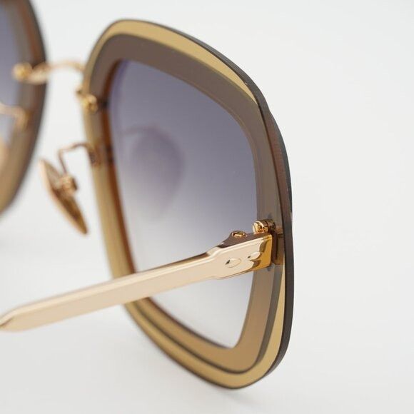 Isabel Marant Isabel Marant IM 0047/S 0DYG 9O Sunglasses Yellow Geometric Size ONE SIZE - 3 Thumbnail