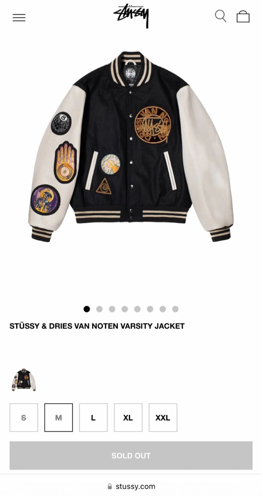 Stussy & Dries Van Noten Varsity Jacket