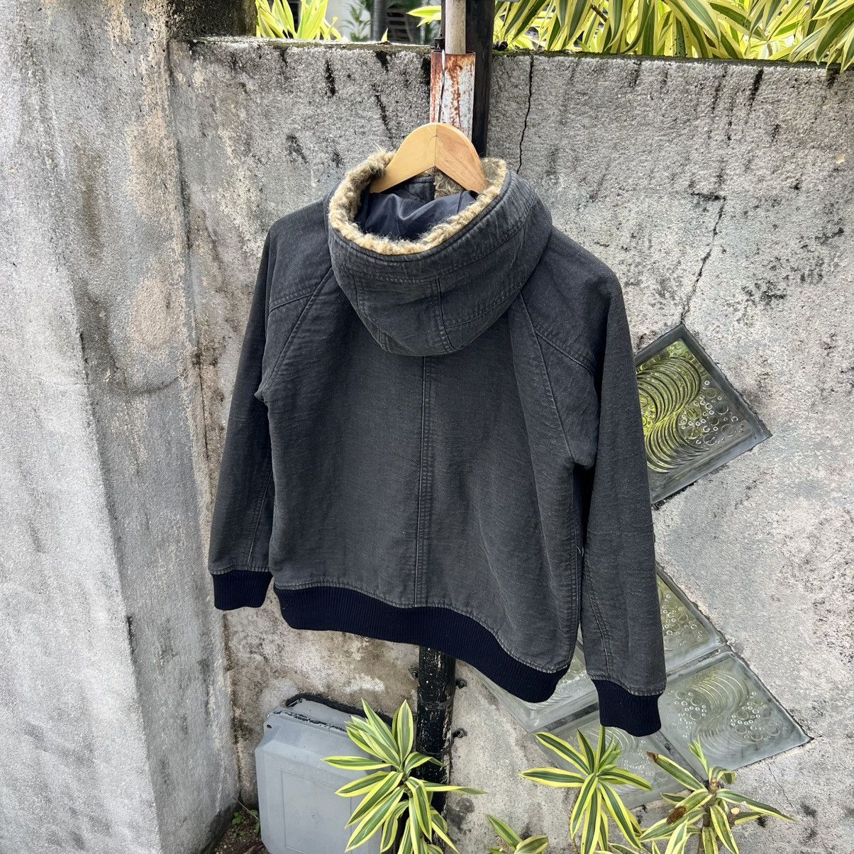 Japanese Brand “JAPANESE BRAND” GREY ZIP UP FUR HOODED JACKET Size US M / EU 48-50 / 2 - 10 Thumbnail
