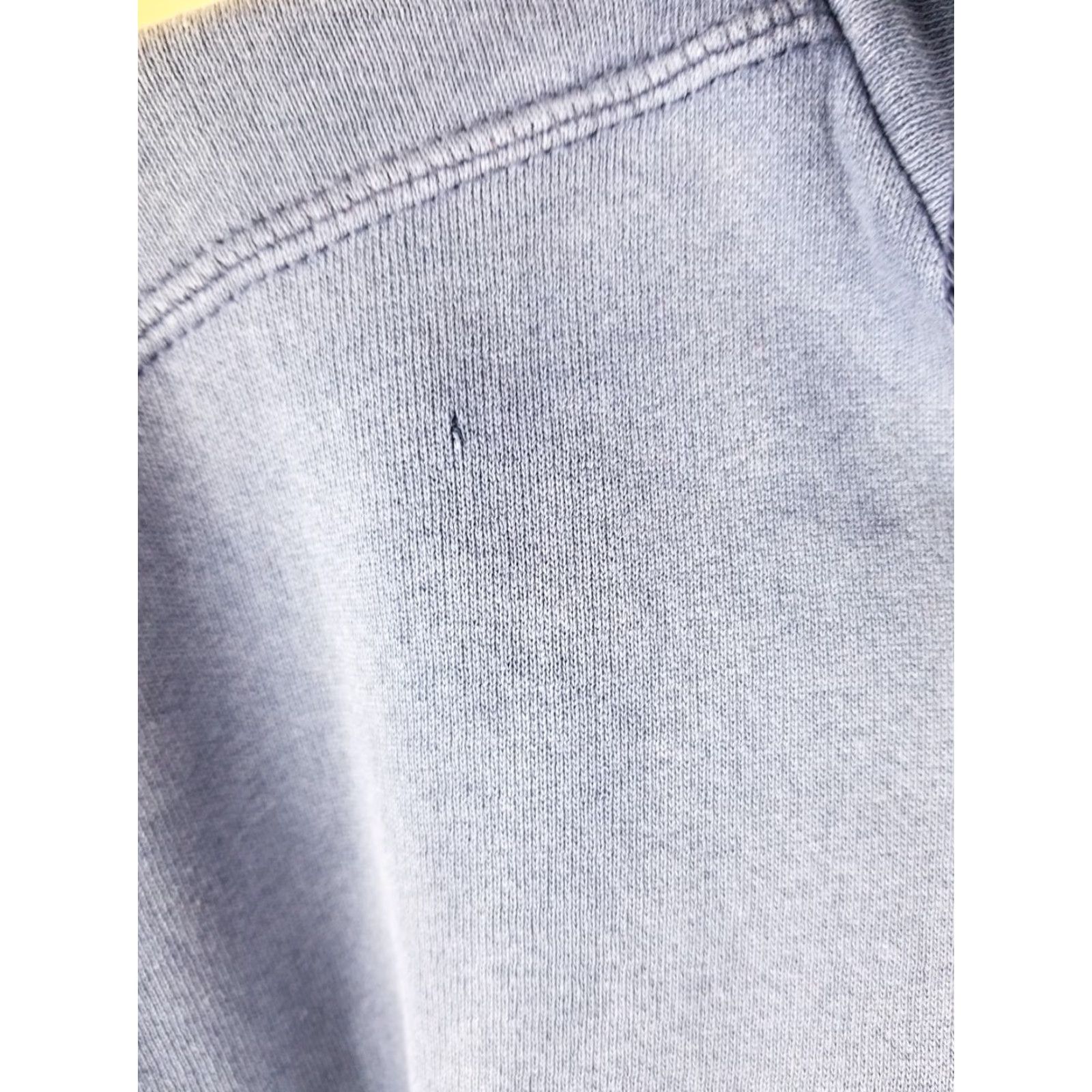 Nike VINTAGE Nike CENTER SWOOSH Navy Cotton Hoodie Sweatshirt XL Men's Blue 90s Pullover Lined Strap Cross Shoulder 26-28in Size US XL / EU 56 / 4 - 6 Thumbnail