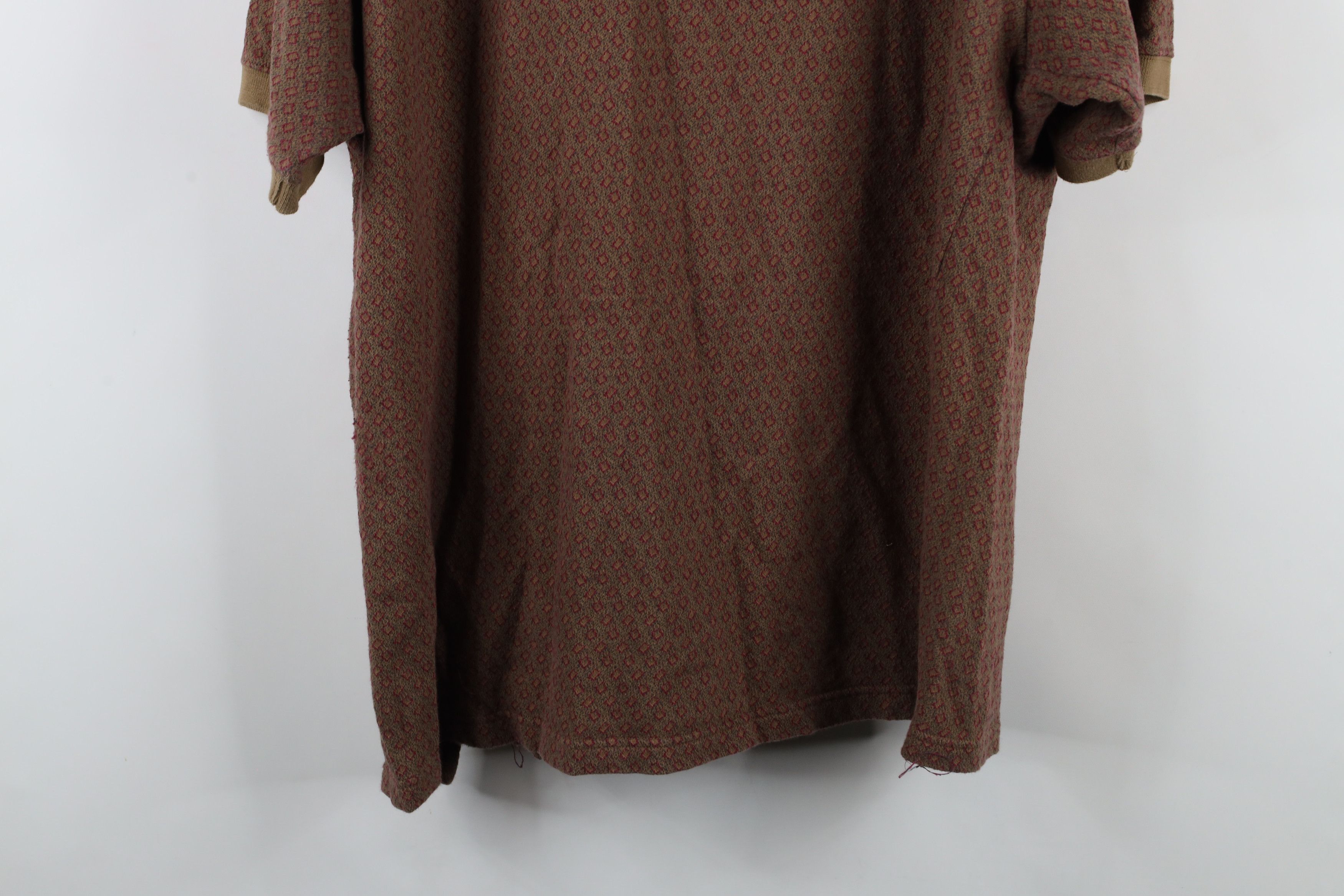 Vintage Vintage 90s Looney Tunes Knit Taz Tazmanian Devil Golf Polo Size US XXL / EU 58 / 5 - 13 Thumbnail
