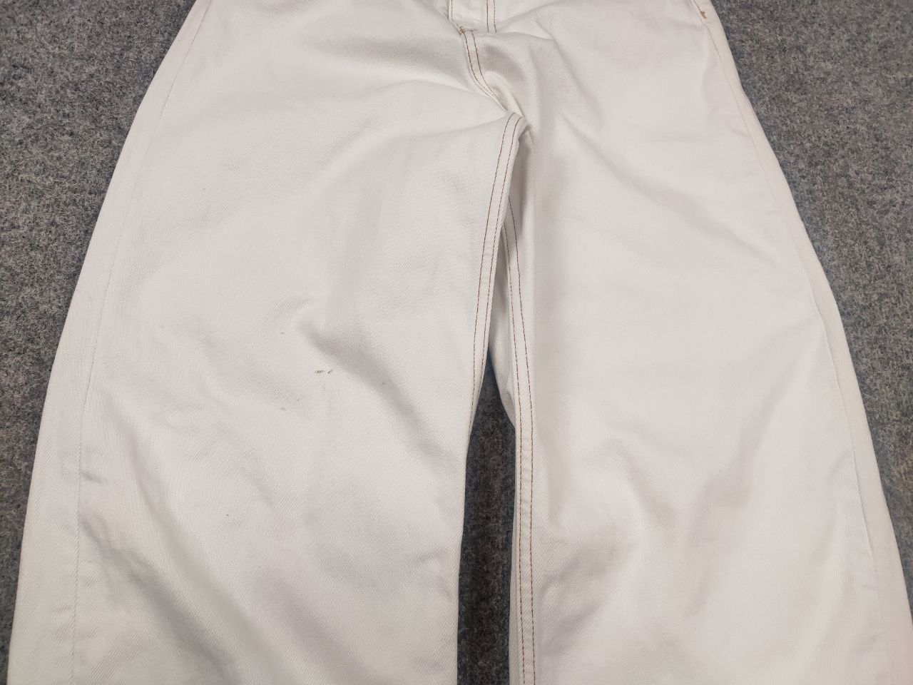 Ganni Ganni Design stary White Denim Barrel leg jeans Size 26" / US 2 / IT 38 - 10 Thumbnail