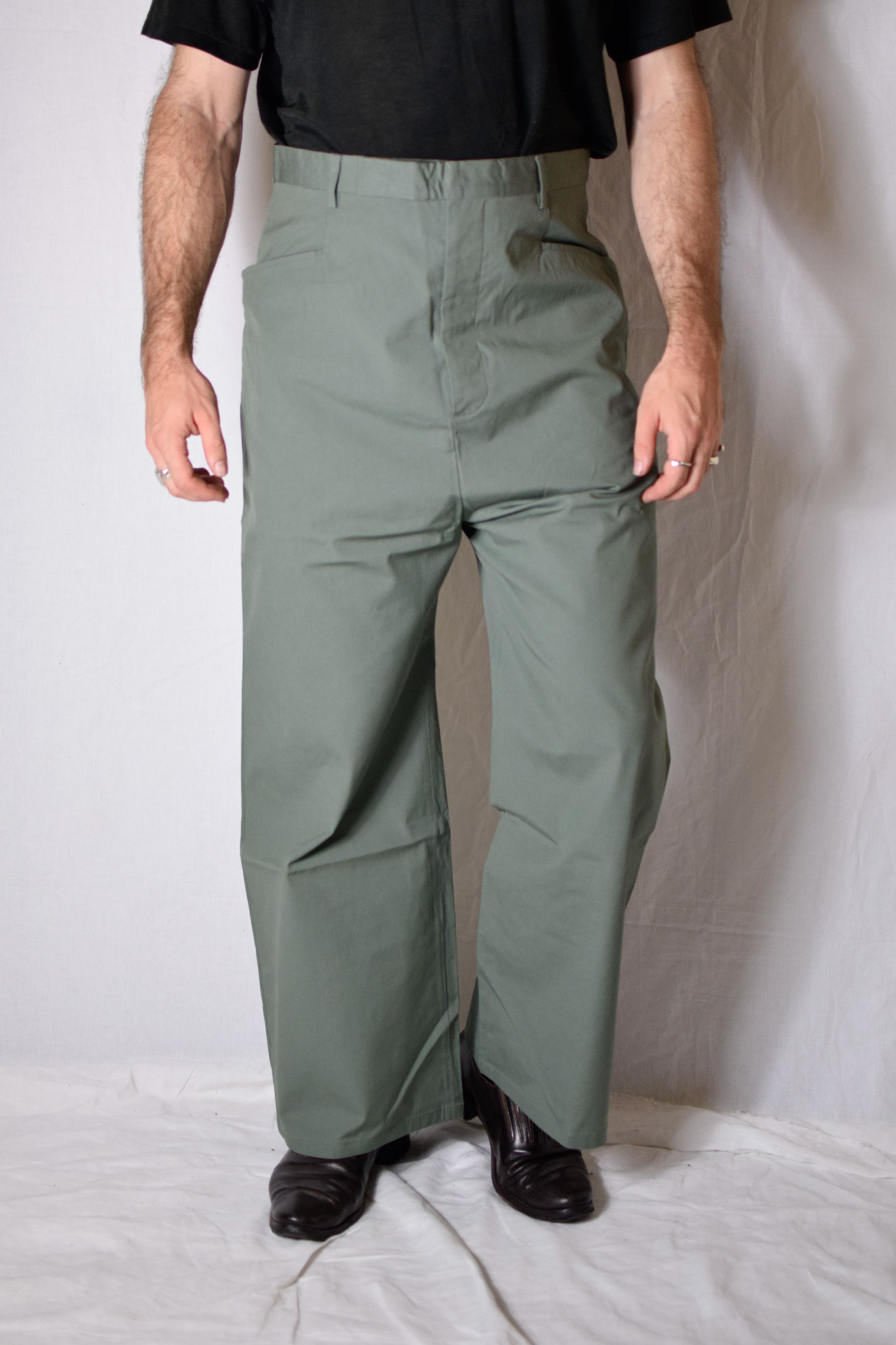 Rick Owens Rick Owens SS18 Dirt Wide Pants - RU18S5368-TE Size US 32 / EU 48 - 1 Thumbnail