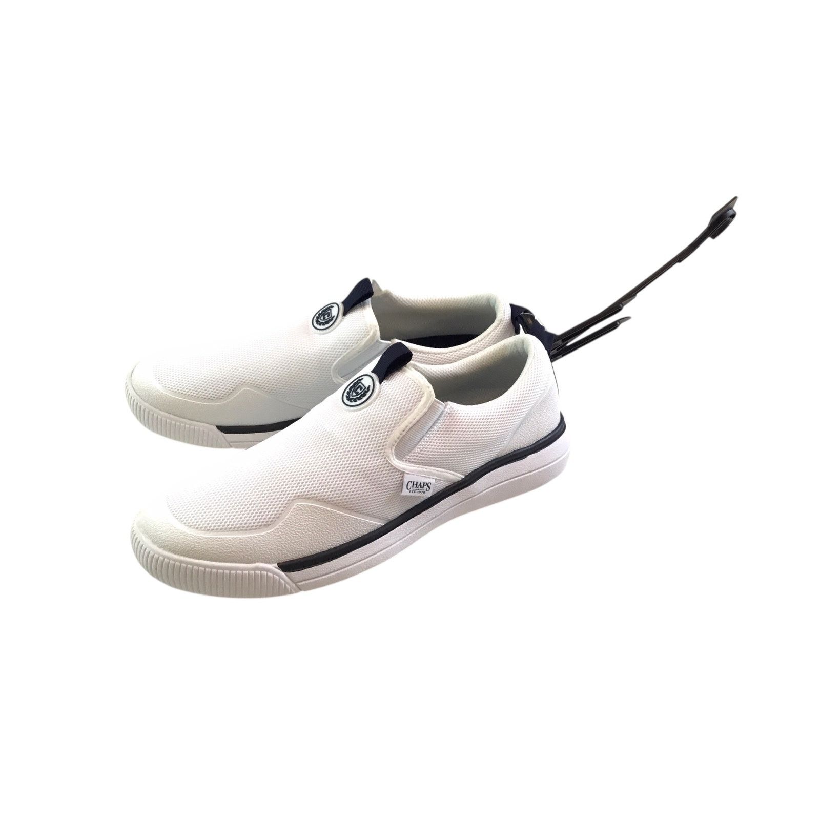 Chaps Chaps Men's Kent Slip-On Shoe White Blue Size 10.5 NWT Size US 10.5 / EU 43-44 - 2 Thumbnail