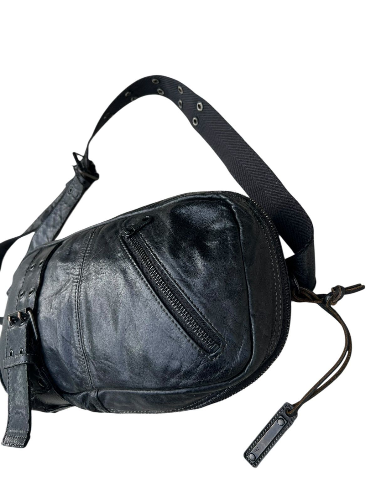 Leather Zer Japan Black Nappa Leather Bag Crossbody Size ONE SIZE - 7 Thumbnail