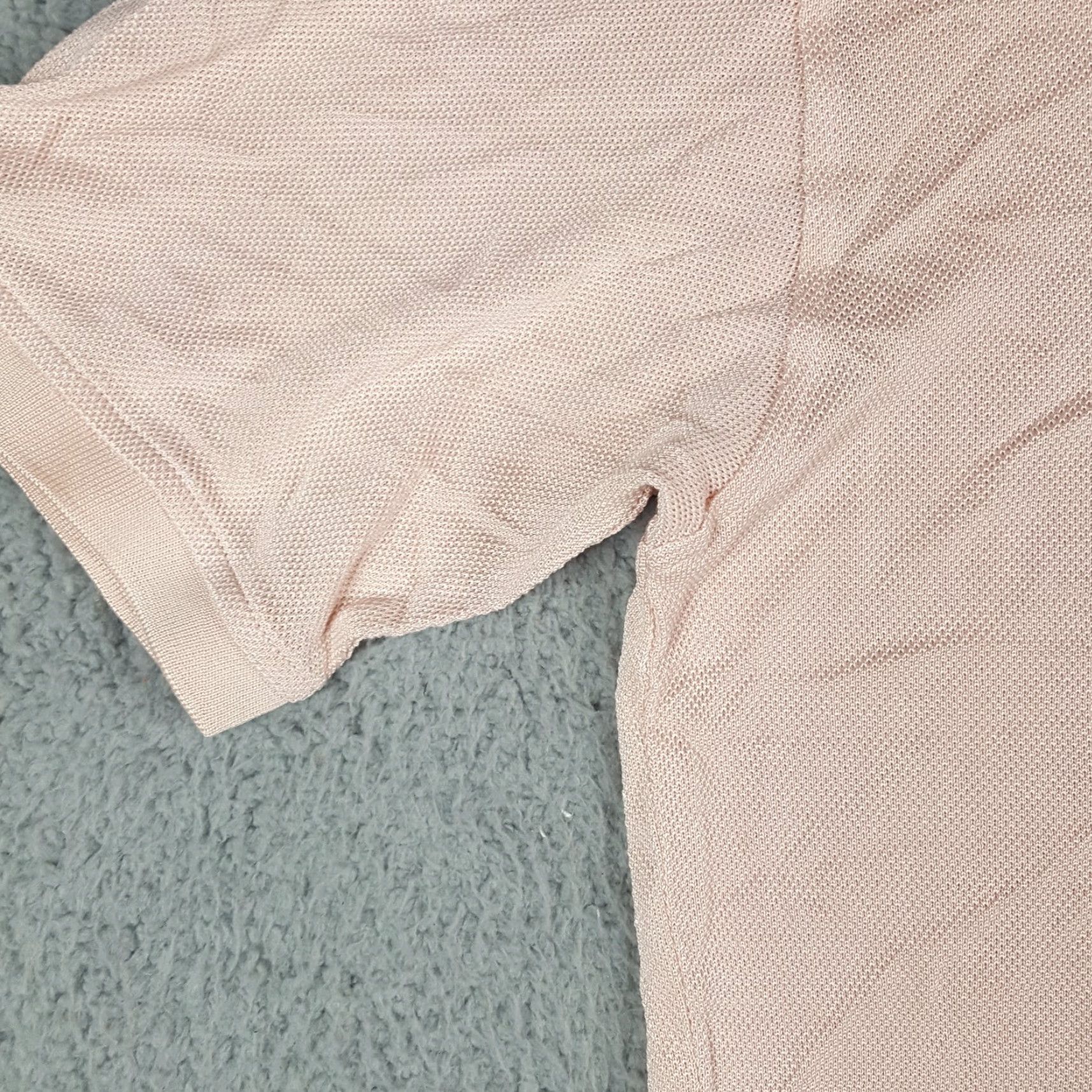 Vintage Pink Preppy 100% Silk Knit Collared Polo Women's Size L Pink Polo Shirt Silk Knit Collared Button Golf Shirt Alexa Sterling Size L / US 10 / IT 46 - 4 Thumbnail