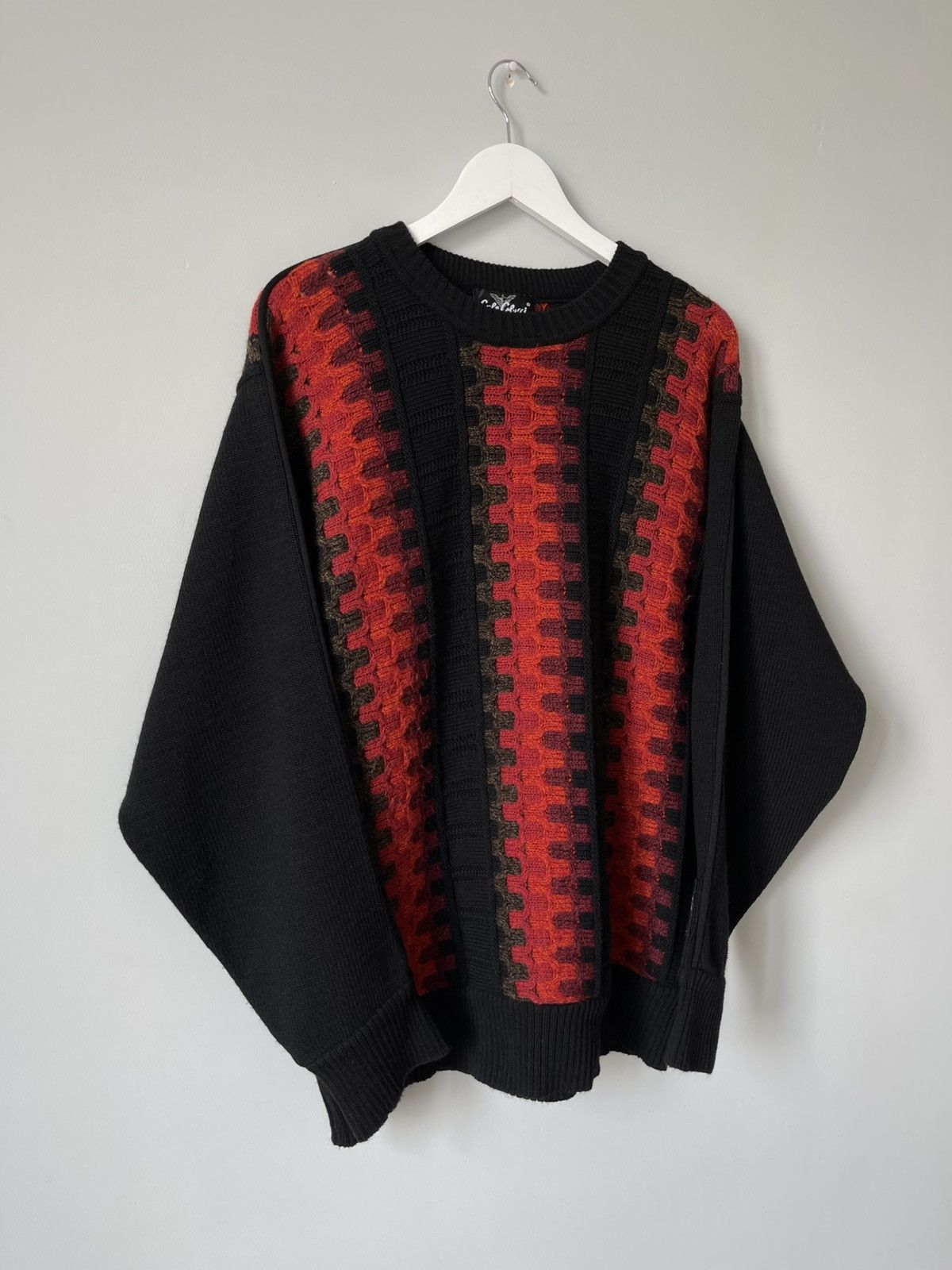 Carlo Colucci Vintage Carlo Colucci Coogi Style 3D Knit Archive Sweater Size US L / EU 52-54 / 3 - 3 Thumbnail