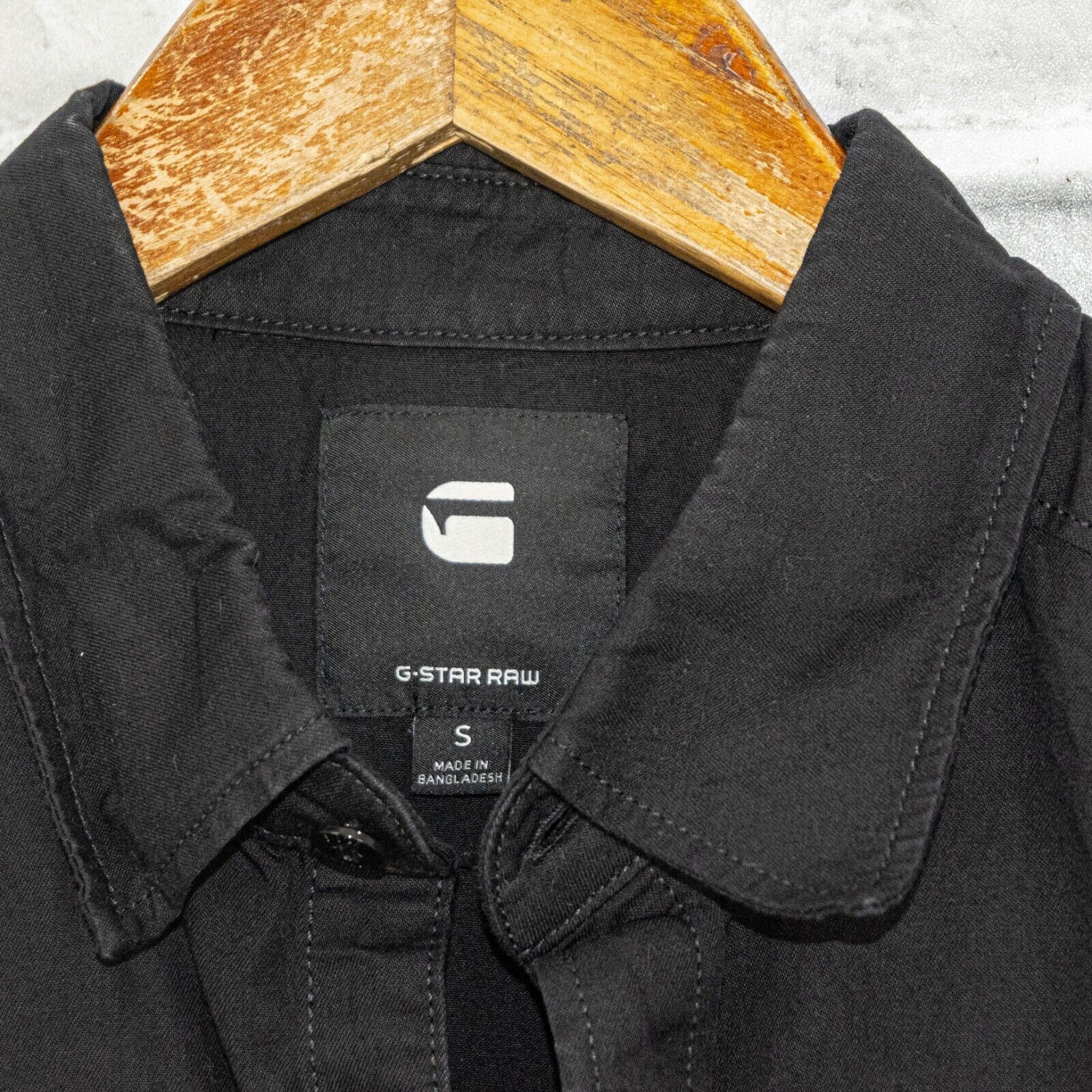 G-Star G Star Raw Small Button up Shirt in Black Cotton Long Sleeve Size US S / EU 44-46 / 1 - 3 Thumbnail