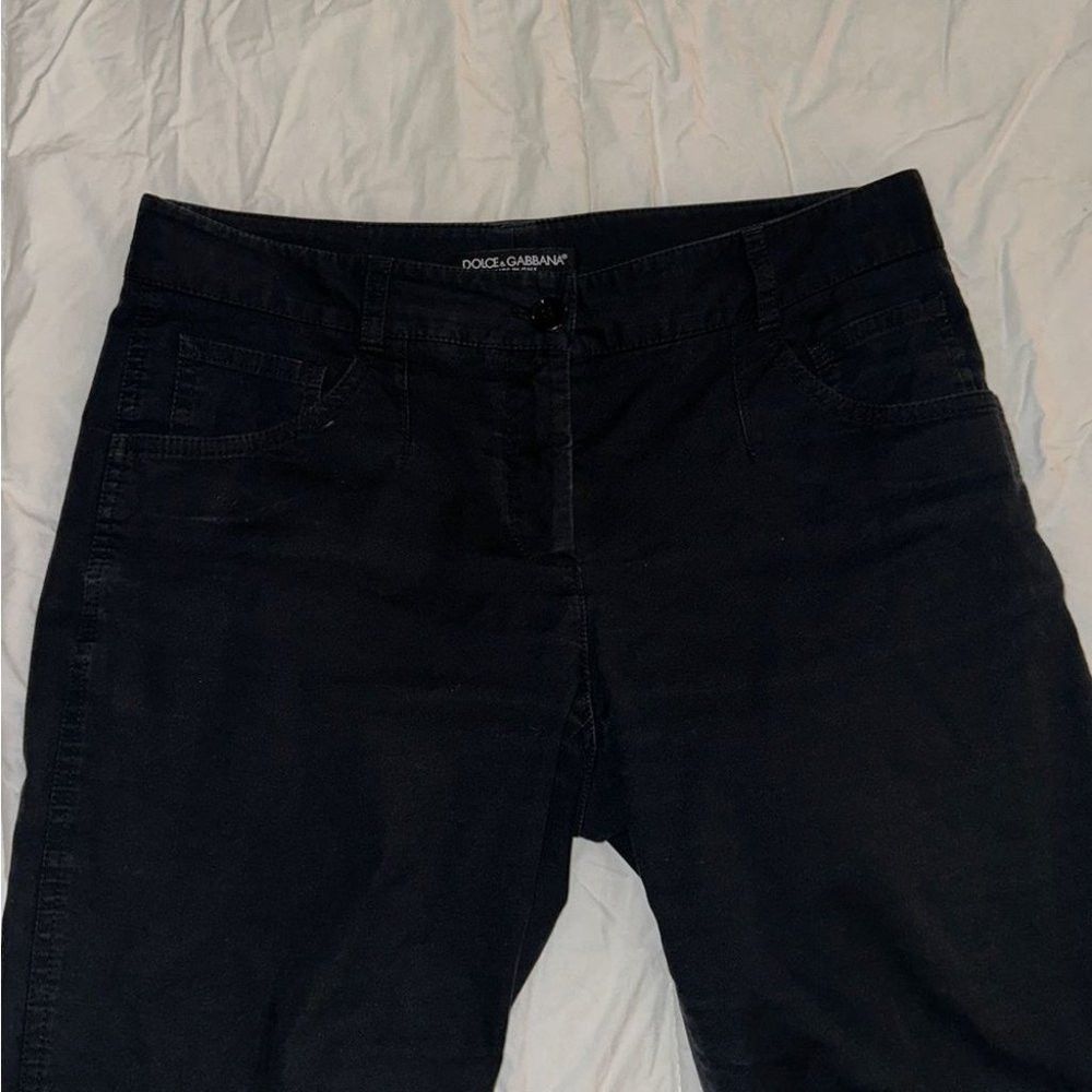Dolce & Gabbana Dolce & Gabbana Black Pants Women’s Size 40 EU/ 4 US Size 27" / US 4 / IT 40 - 1 Thumbnail