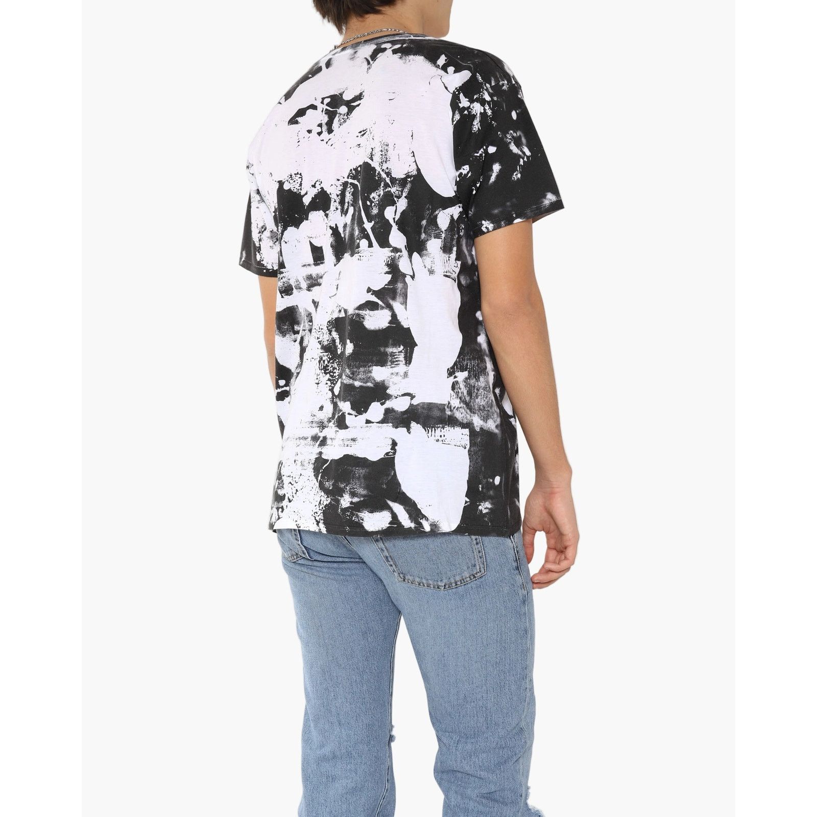 Saint Laurent Paris FW13 Tie-Dye Printed Short Sleeve T-Shirt Size US XS / EU 42 / 0 - 2 Thumbnail
