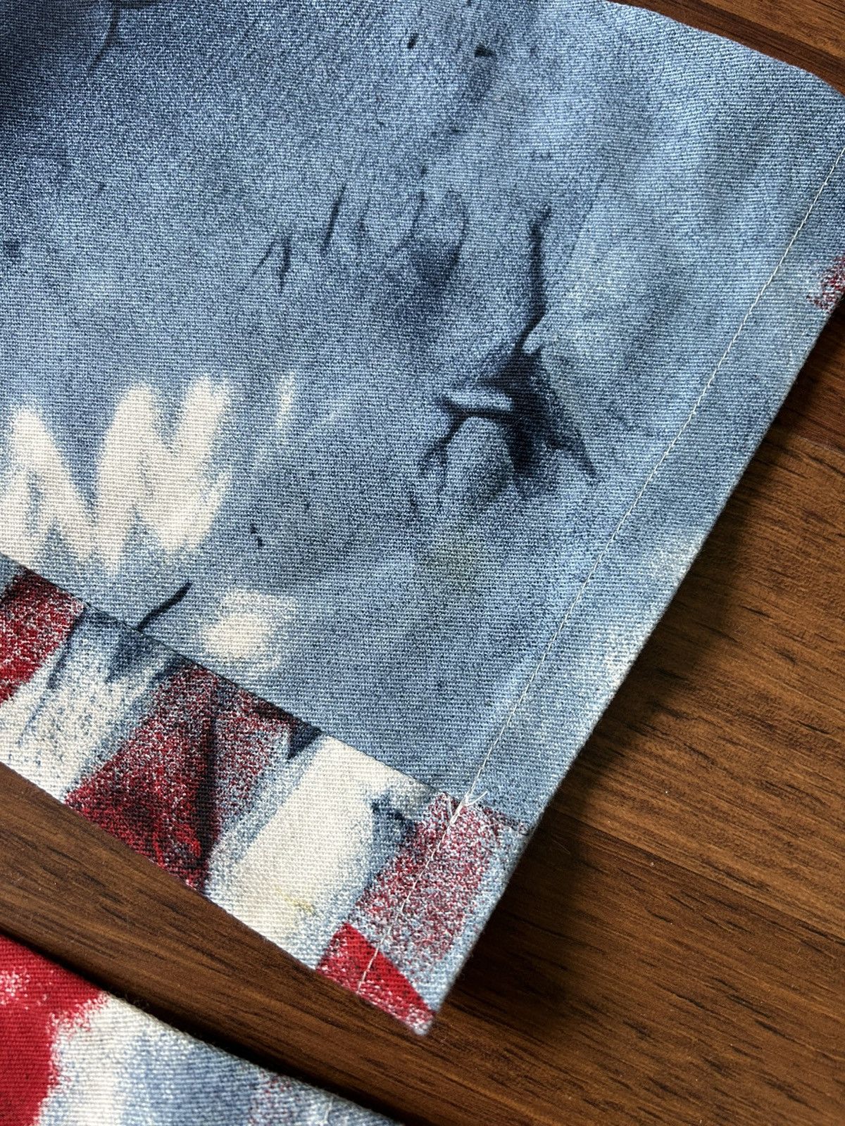 Japanese Brand Vintage American Flag Overprinted Women Jeans Streetwear Y2K Size 30" / US 8 / IT 44 - 5 Thumbnail