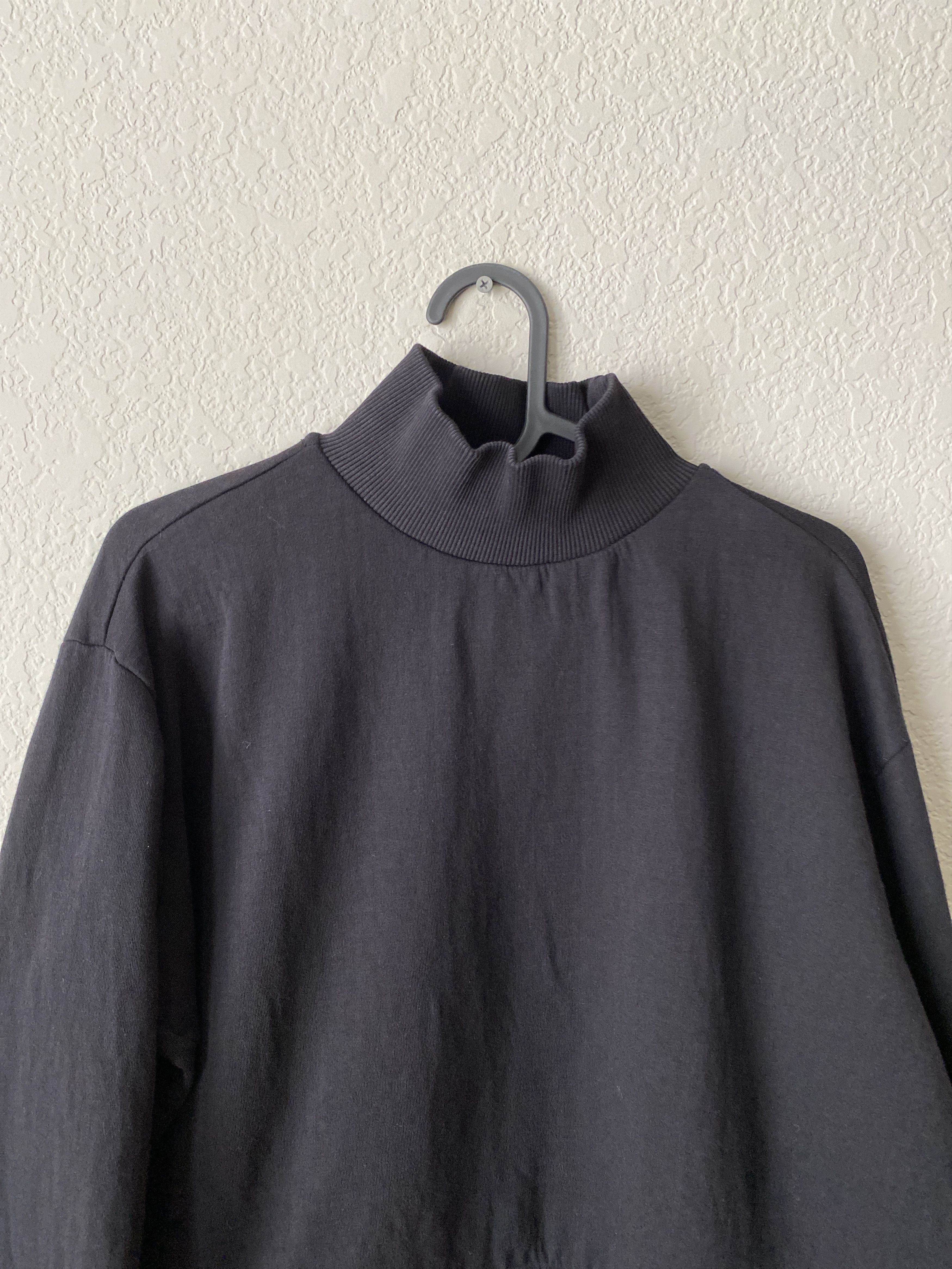 Thom Krom Thom Krom Relaxed Mock Neck Cotton Sweatshirt Size XS / US 0-2 / IT 36-38 - 4 Thumbnail