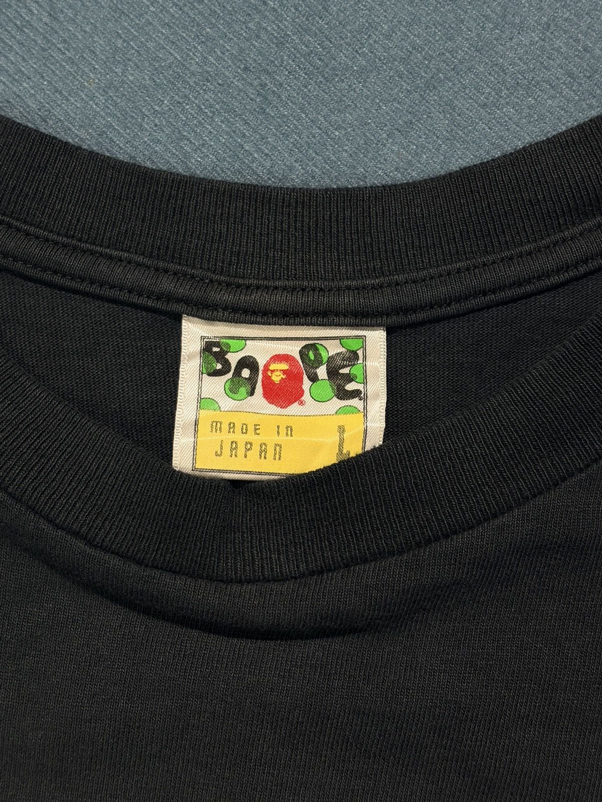 Bape Vtg Bape A Bathing Ape 1993 t shirt Size US L / EU 52-54 / 3 - 9 Thumbnail