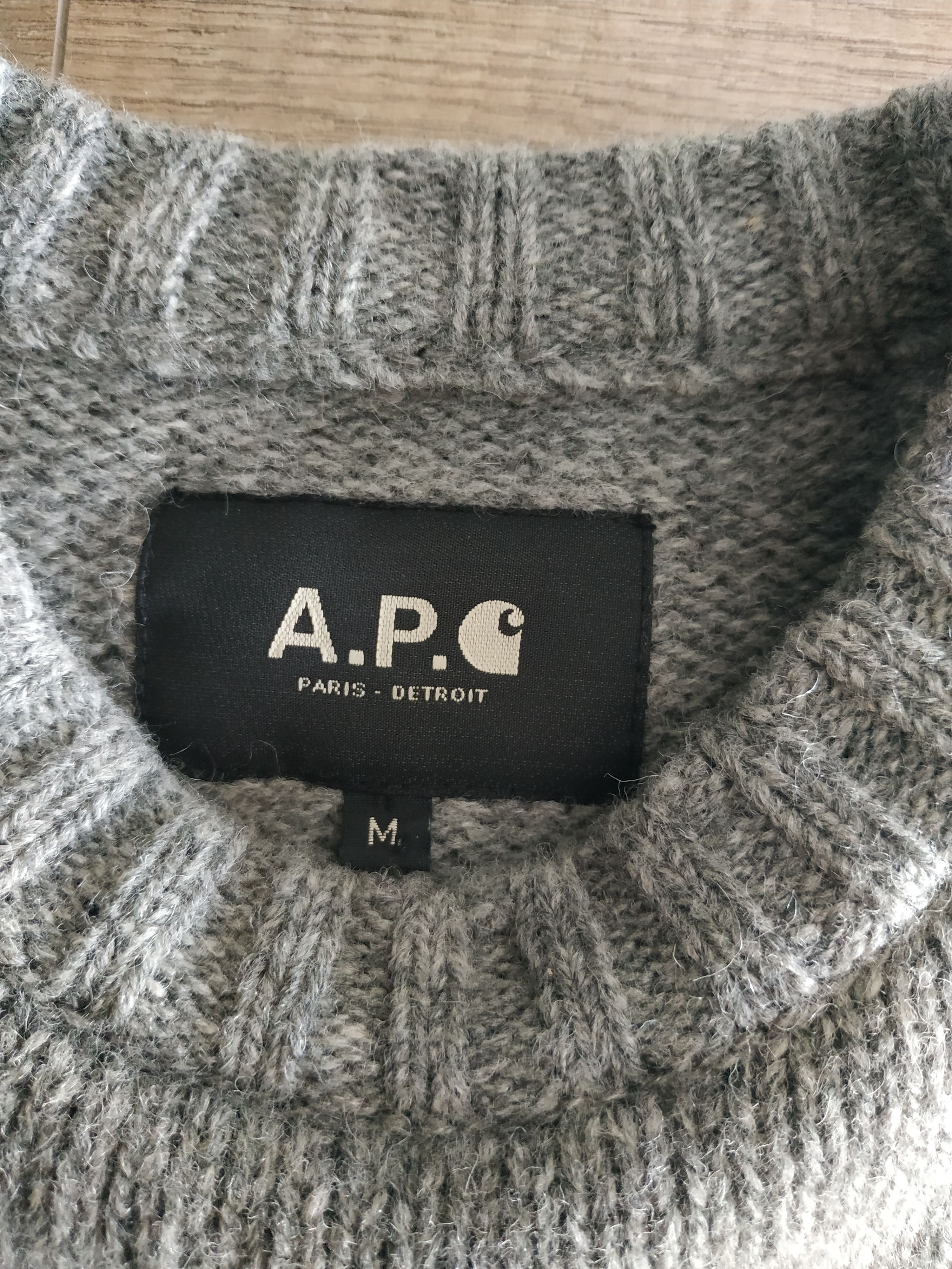 A.P.C. × Carhartt Wip Carhartt x A.P.C.Commando Men's Military Wool Sweater, s. M Size US M / EU 48-50 / 2 - 1 Thumbnail