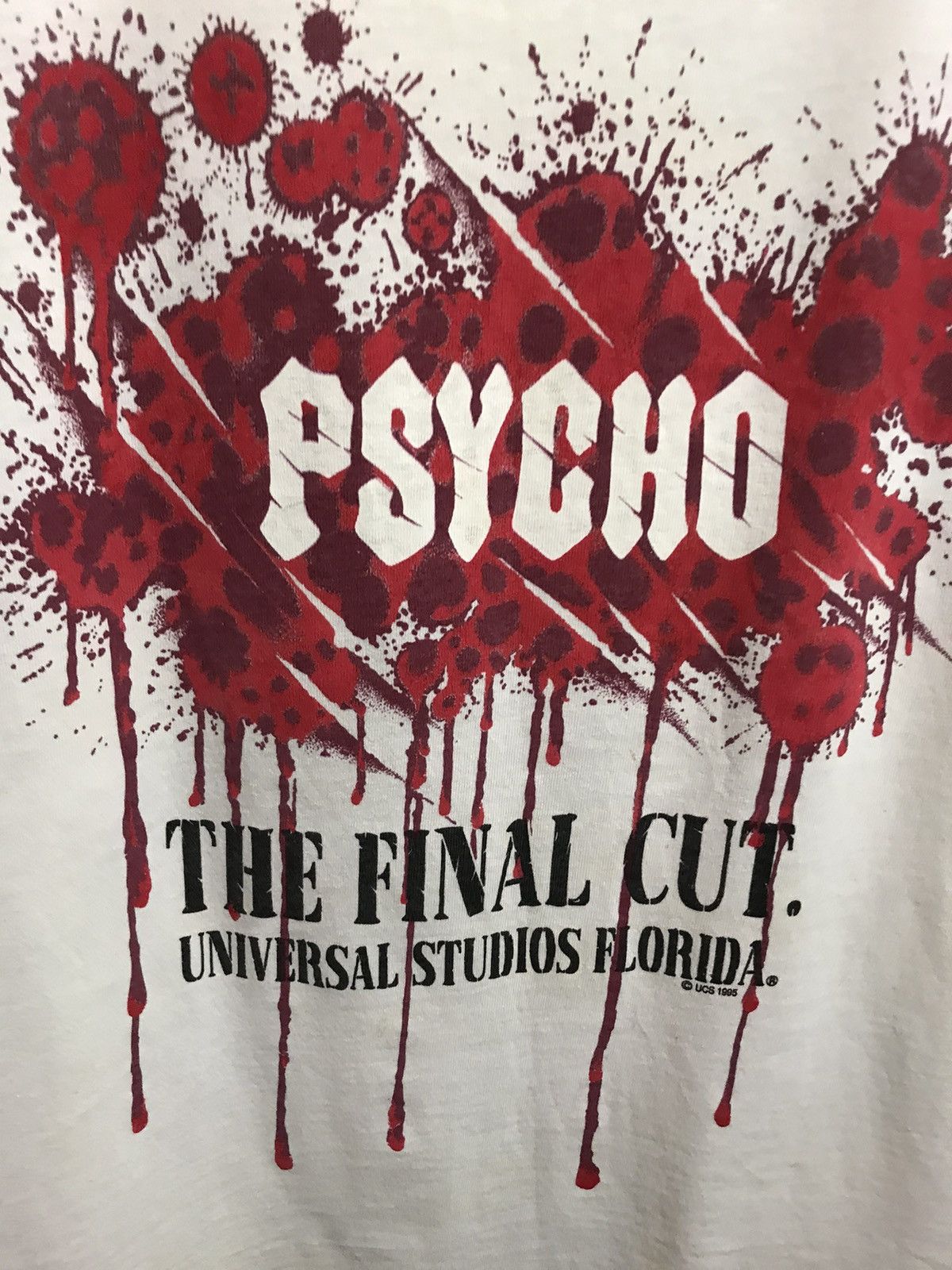 Universal Studios × Vintage Vintage 90s PSYCHO universal studios horror movie t shirt Size US L / EU 52-54 / 3 - 3 Thumbnail