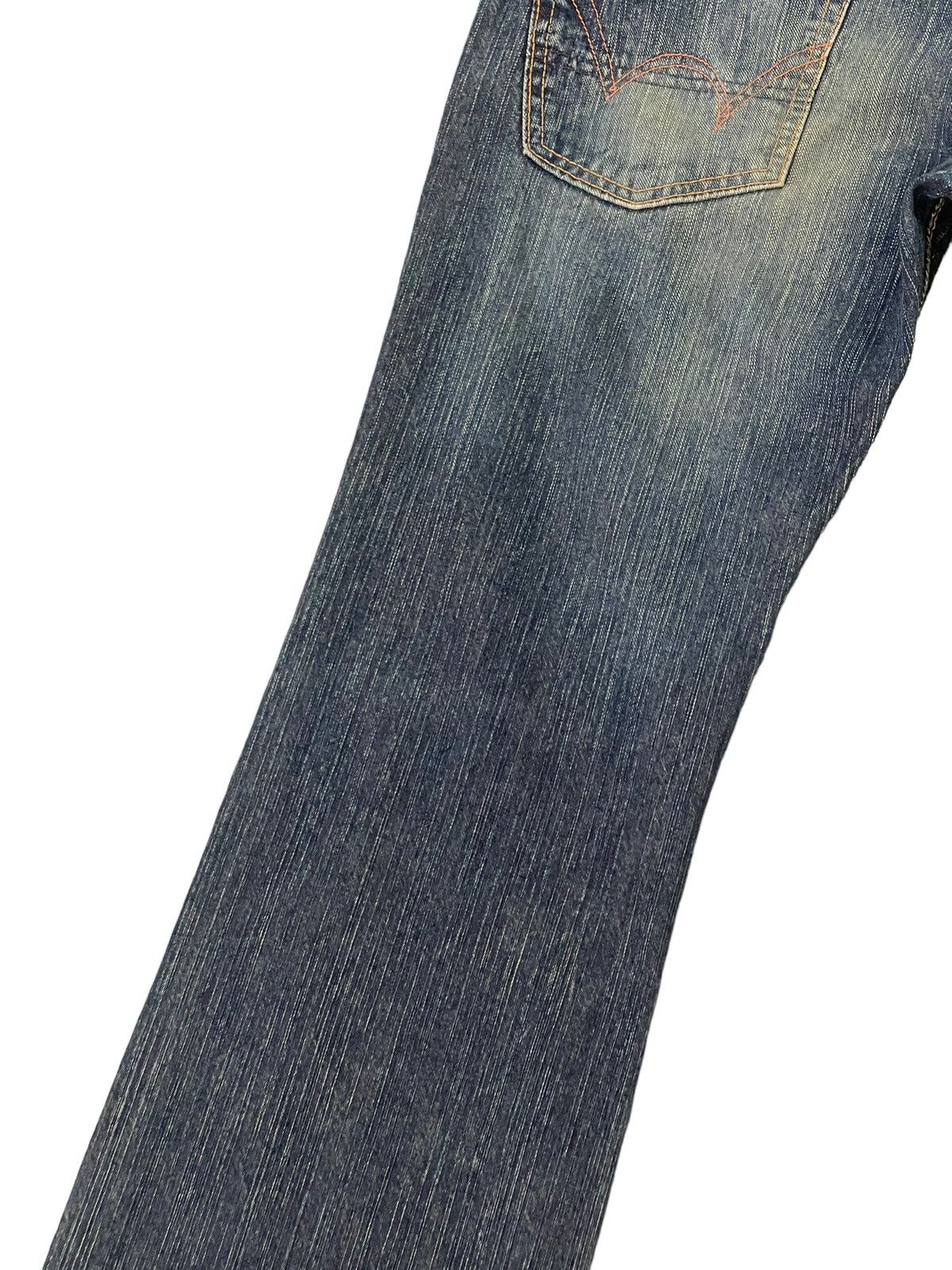 Edwin Flare Jeans Edwin Japan Faded Distress Boot Cut 8🟦3 Size US 32 / EU 48 - 17 Thumbnail
