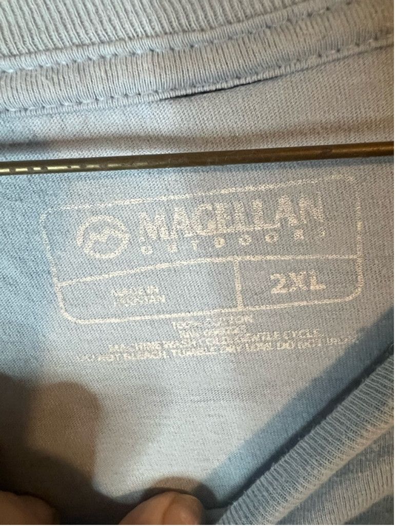 Other Men's Magellan Outdoors T-shirt Size 2XL Light Blue Size US XL / EU 56 / 4 - 4 Thumbnail