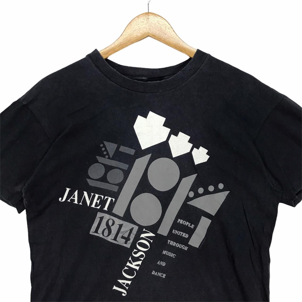 Vintage Vintage 1990 JANET JACKSON Rhythm Nation World Tour Concert Size US M / EU 48-50 / 2 - 2 Thumbnail