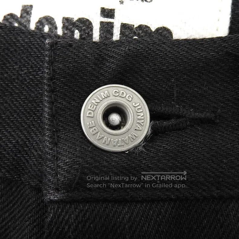 Junya Watanabe Junya Watanabe size XS Black Denim Jeans Size US 27 - 6 Thumbnail