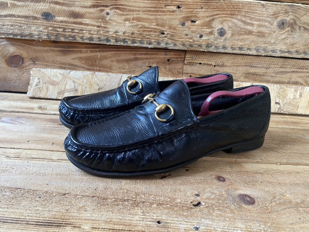 Gucci Gucci 1953 horsebit black patent leather loafers UK 9 Size US 10 / EU 43 - 5 Thumbnail