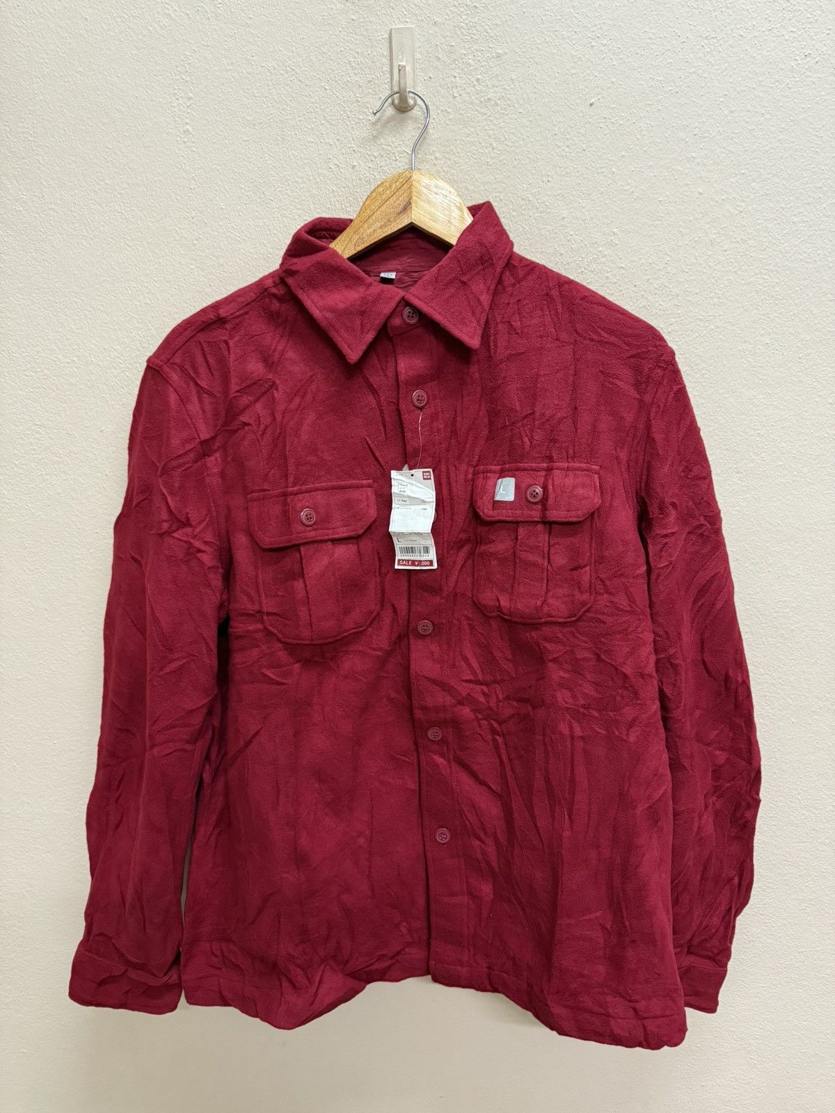 Japanese Brand × Uniqlo Uniqlo Button Up Longsleeve Micro Fleece Shirt Size US M / EU 48-50 / 2 - 12 Thumbnail