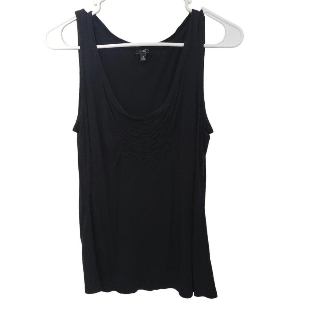 Designer CT227 Ladies Talbot Black Scoop Neck Tank XS Size XS / US 0-2 / IT 36-38 - 1 Thumbnail