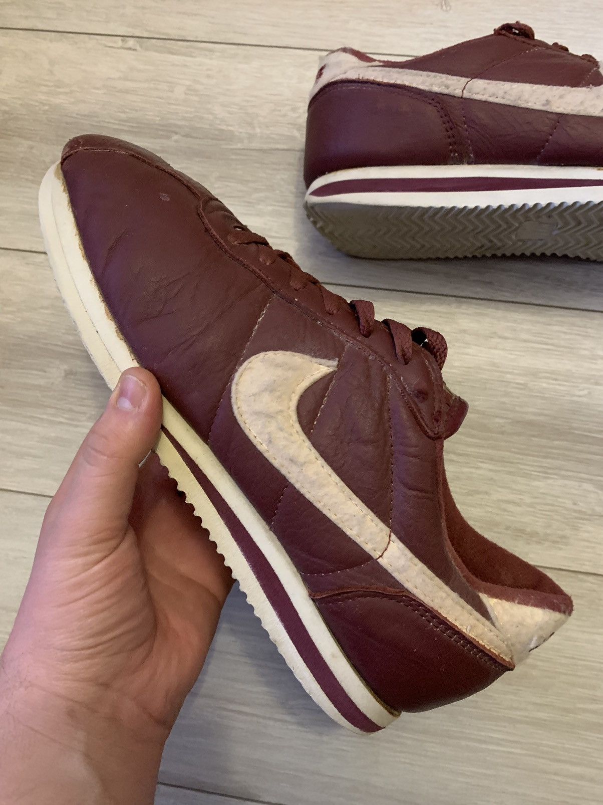 Nike × Vintage Very rare Vintage Nike Cortez 90s era sneakers leather Size US 11 / EU 44 - 2 Thumbnail