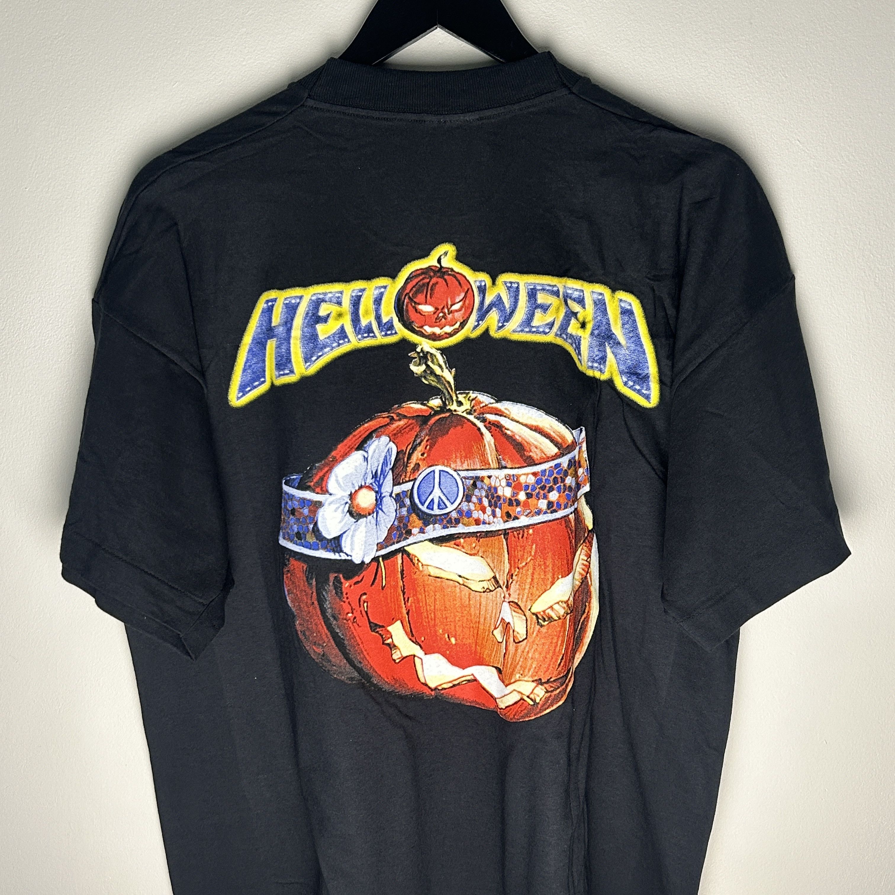 Band Tees Vintage Helloween 90’s Band T-shirt Size US XL / EU 56 / 4 - 4 Thumbnail